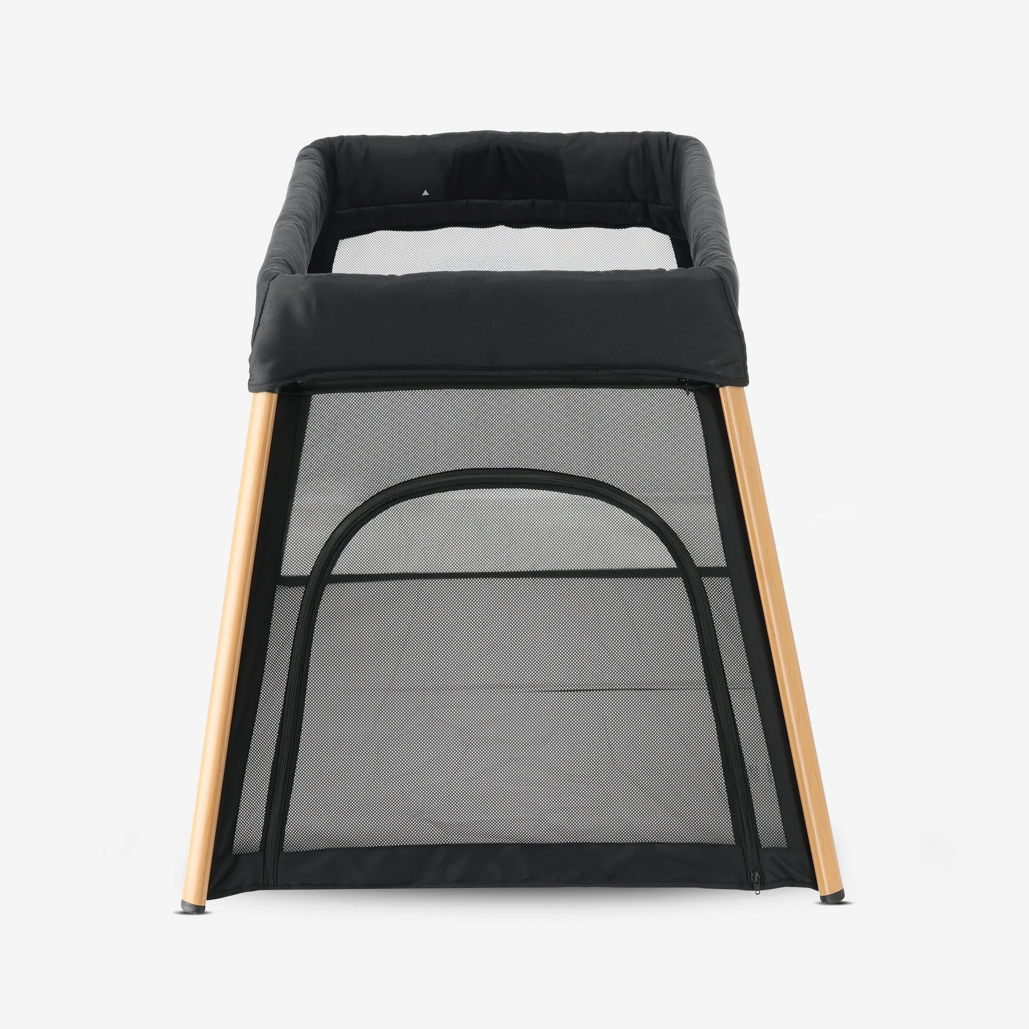 2-in-1 Camping Bed and Playpen - Includes a floor riser - Wood-look - Image 6