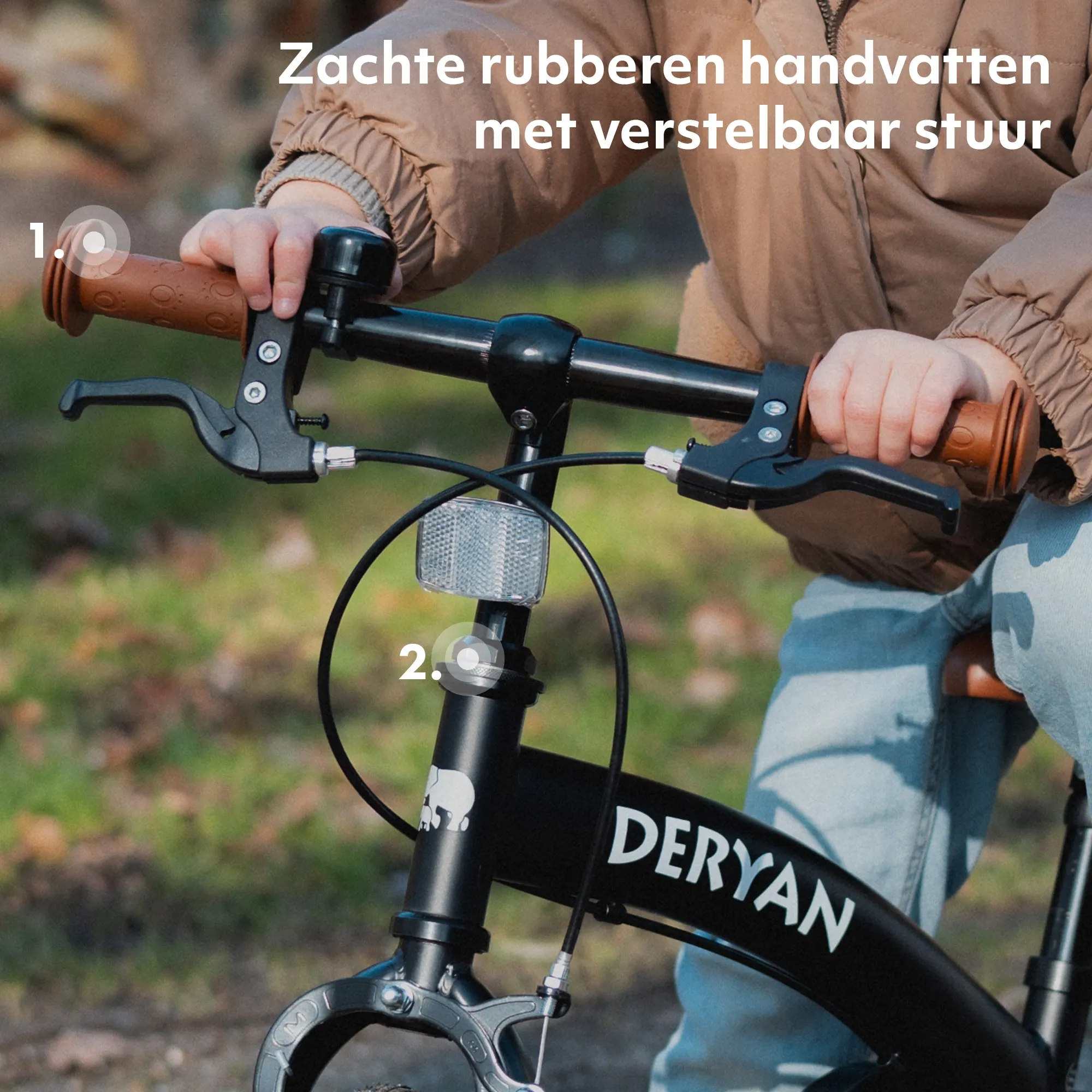 Luxury Children's bike 14 inch - 3 in 1 - balance bike Black - Image 13