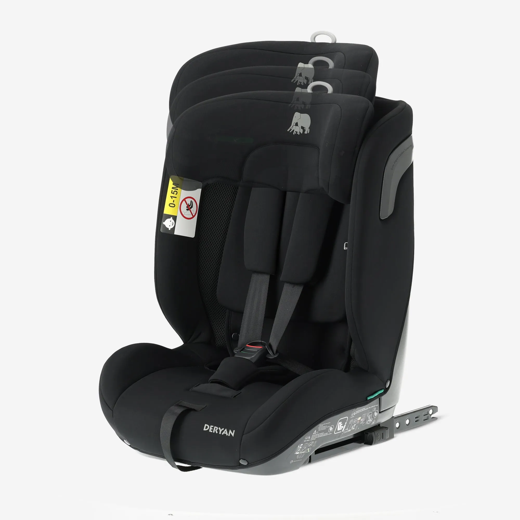 Carter Luxe i-Size/isofix Car Seat 29.9-59.1" - 19.8-79.4 lb - Deep seat - Adjustable headrest - Safety systems - Easy to clean - Group 1/2/3 - Image 10