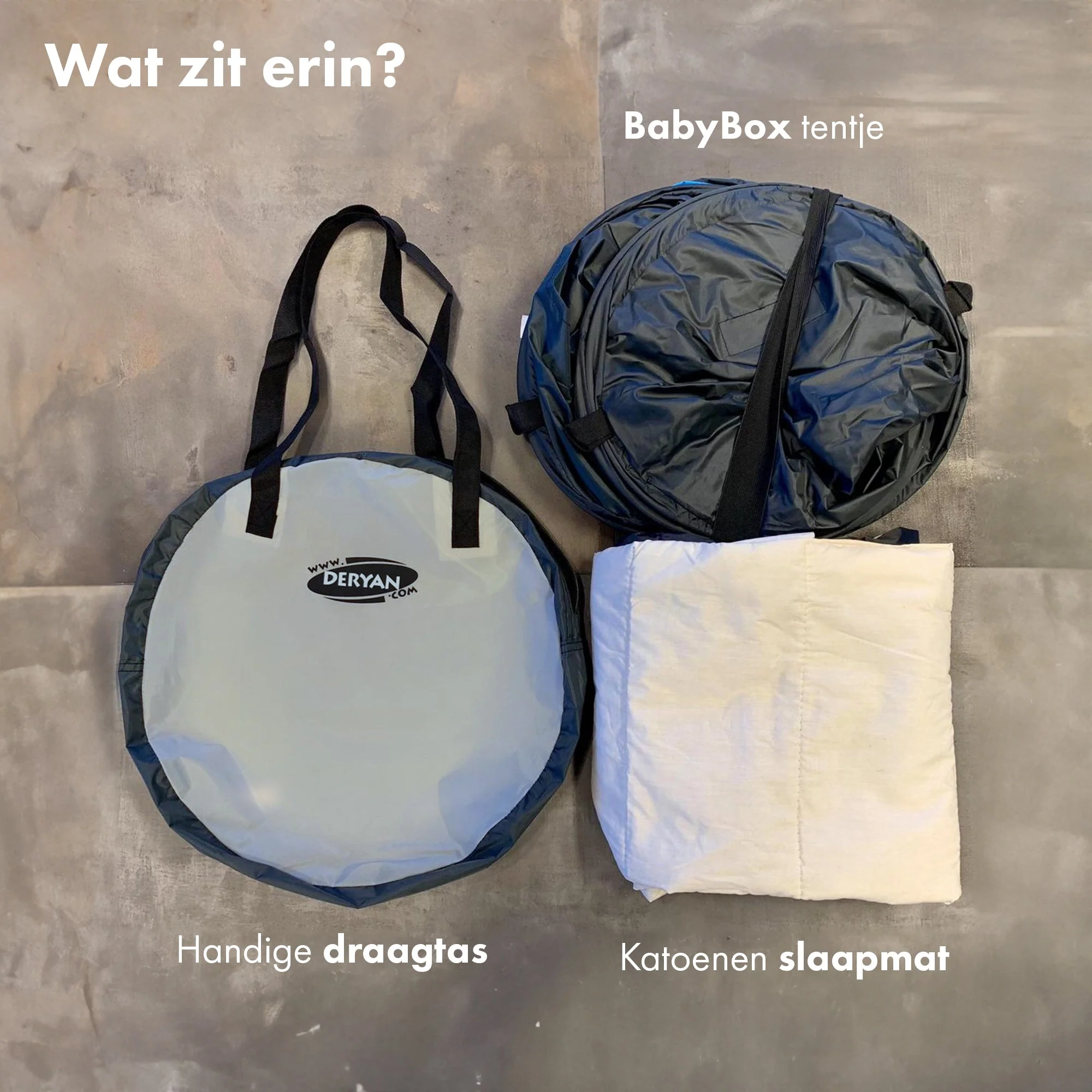BabyBox Baby Tent Camping Crib + Cotton Blanket - Sky Blue - Image 9