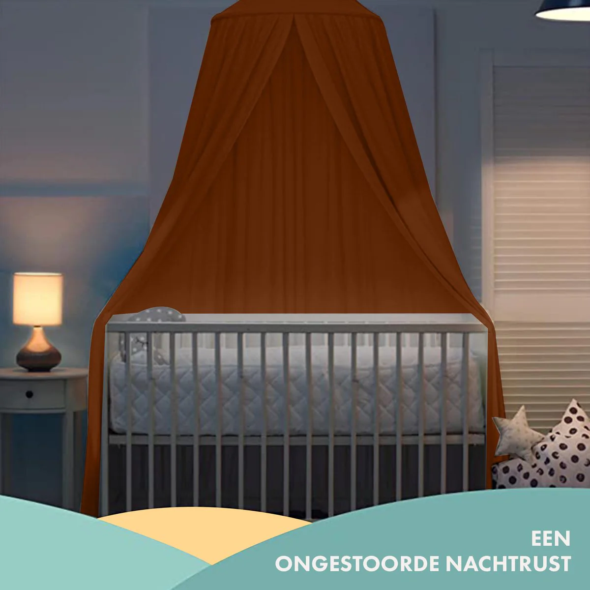 Baby Mosquito Net Caramel - Image 8