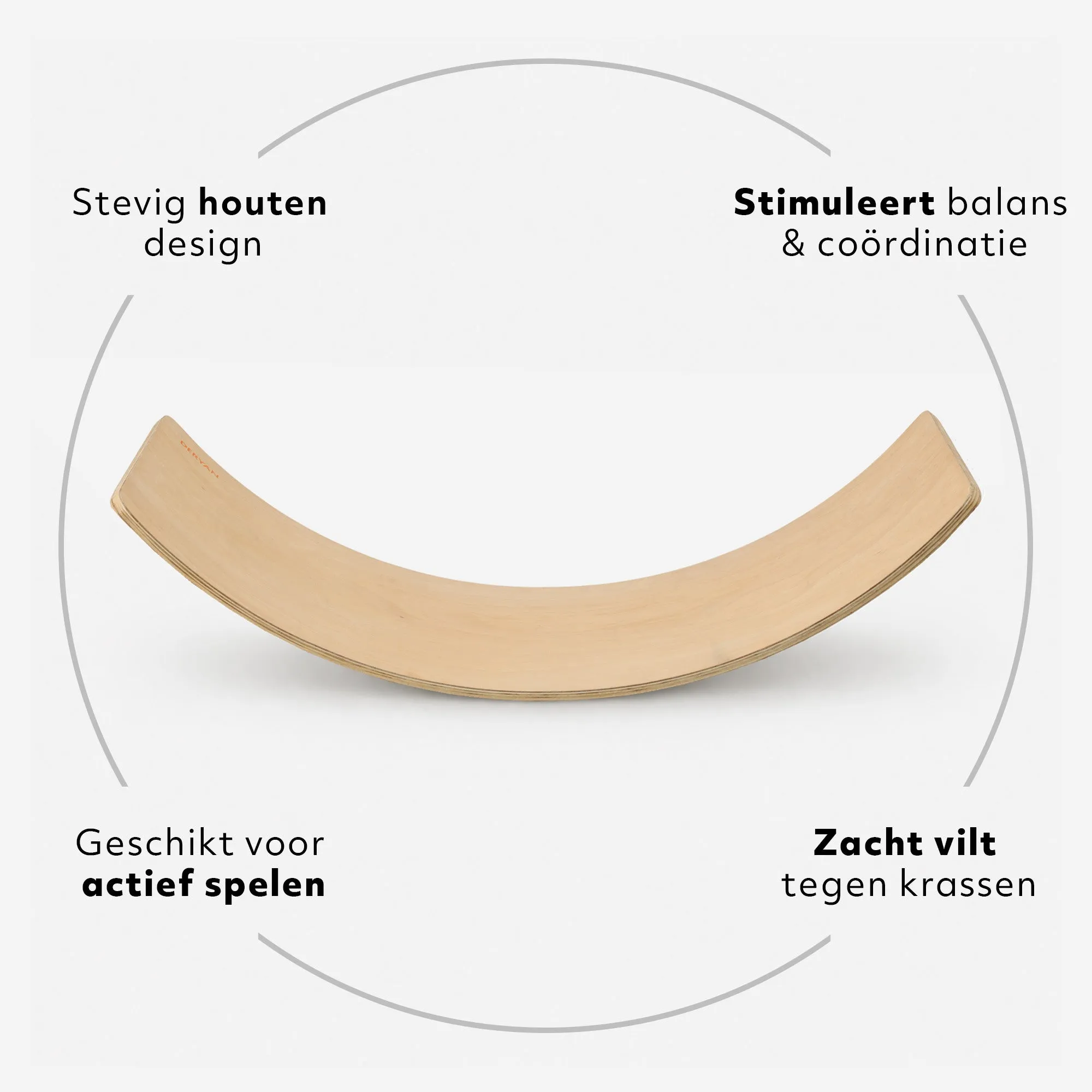 35.5" Wooden Balance Board - wobl - Image 3
