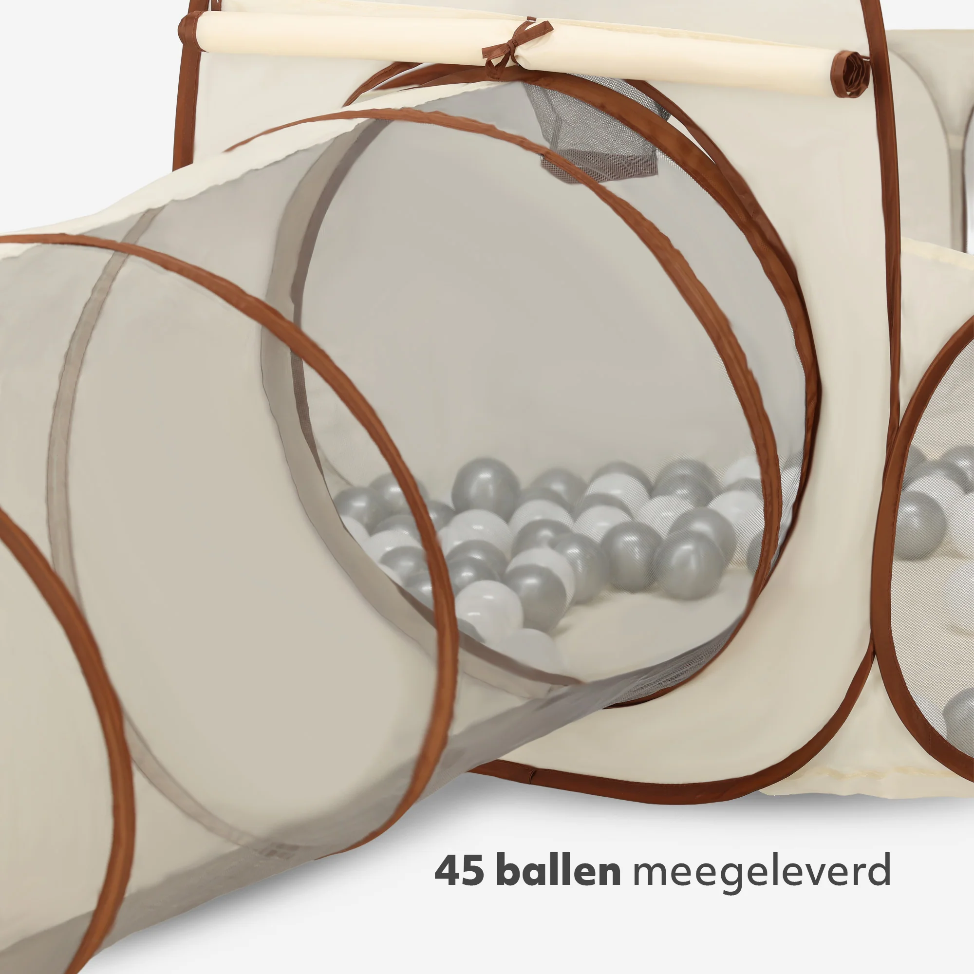 Basketball Balls Cream/Brown - Image 4