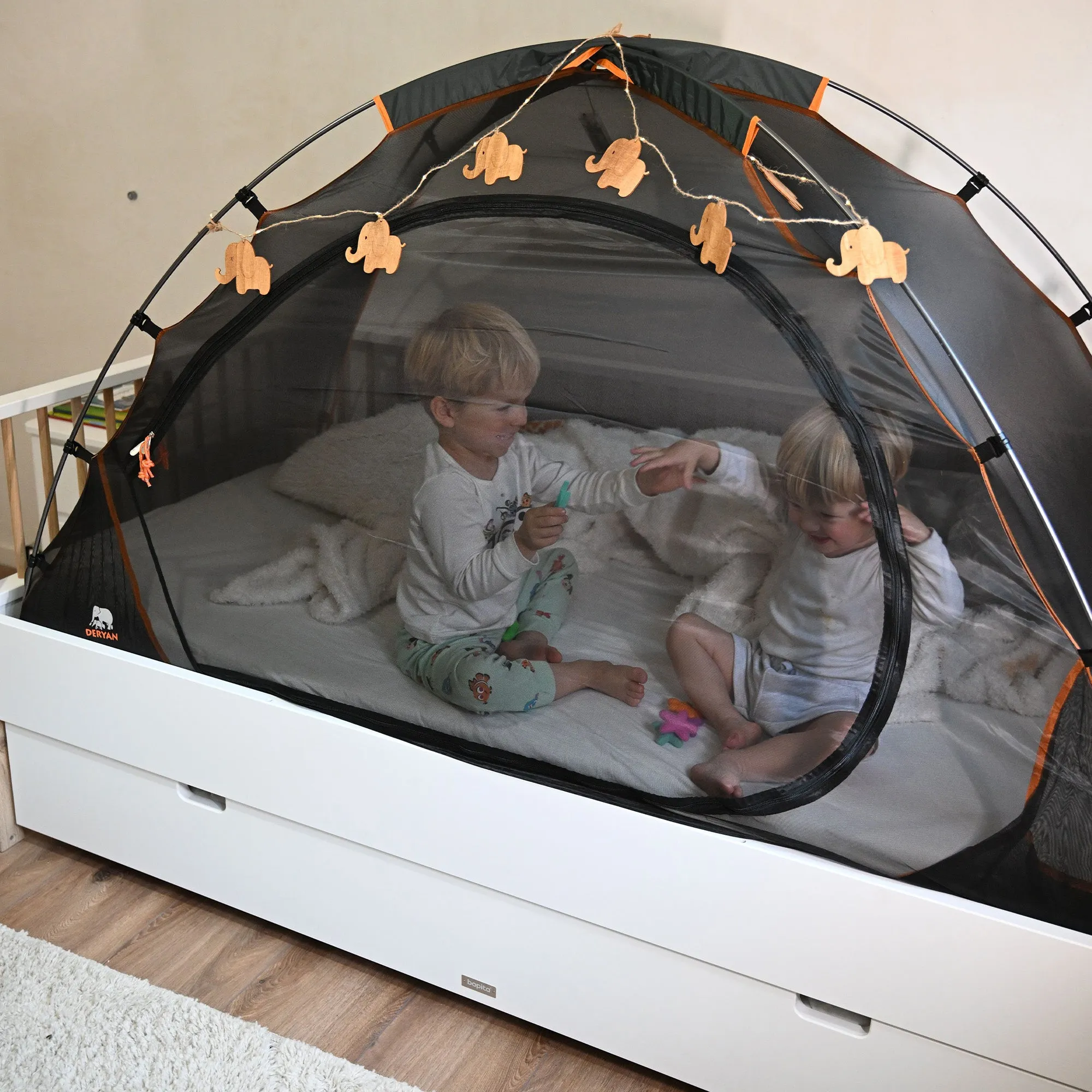 Bed Tent Black 78.8"x35.5" - Image 3