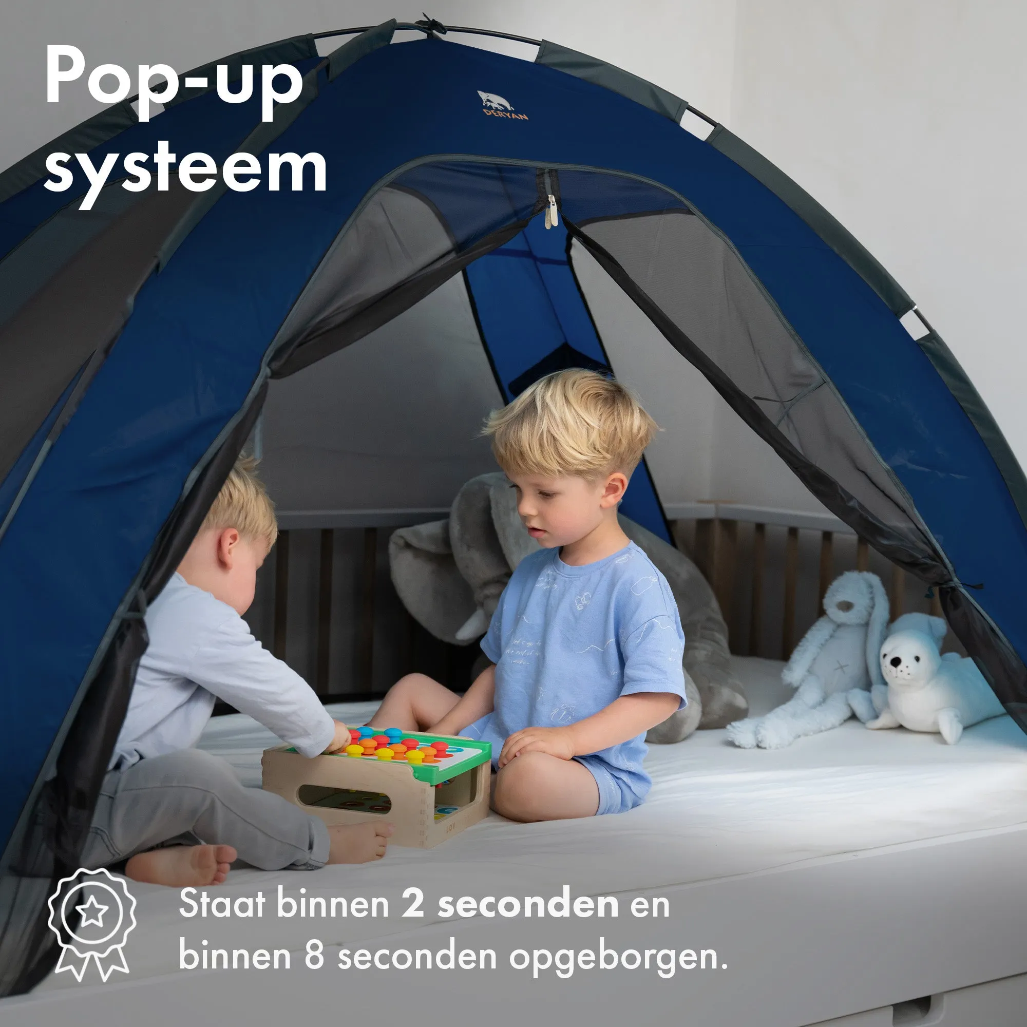 Bed Tent Navy 78.8"x35.5" - Image 3