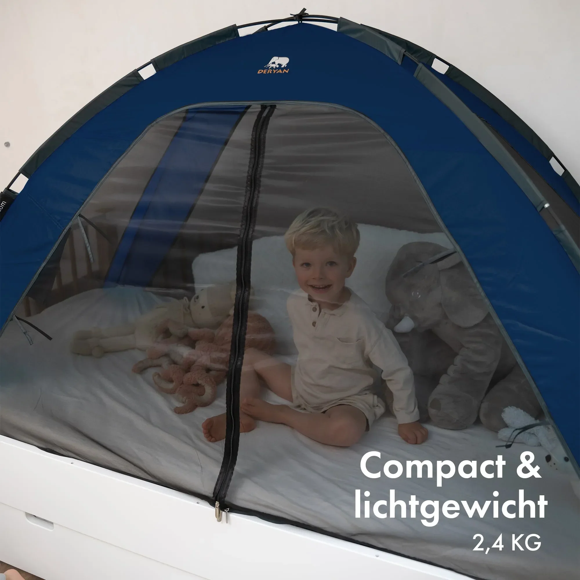 Bed Tent Navy 78.8"x35.5" - Image 4