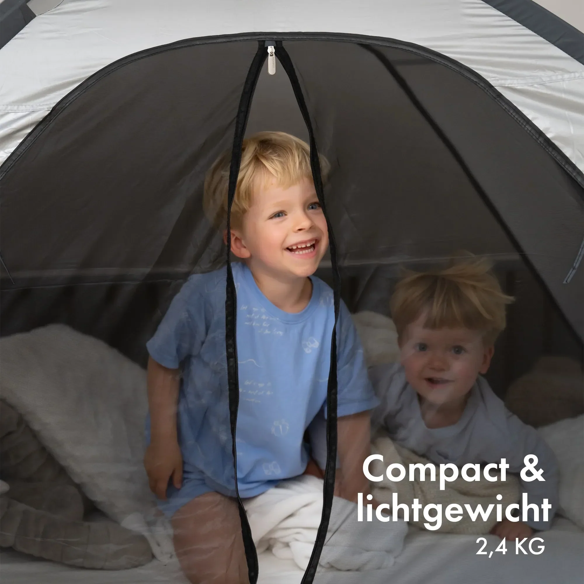 Bed Tent Silver 78.8"x35.5" - Image 4