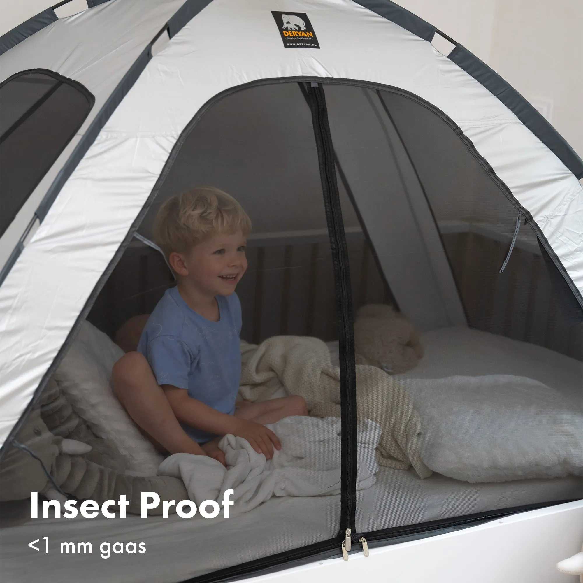 Bed Tent Silver 78.8"x35.5" - Image 6