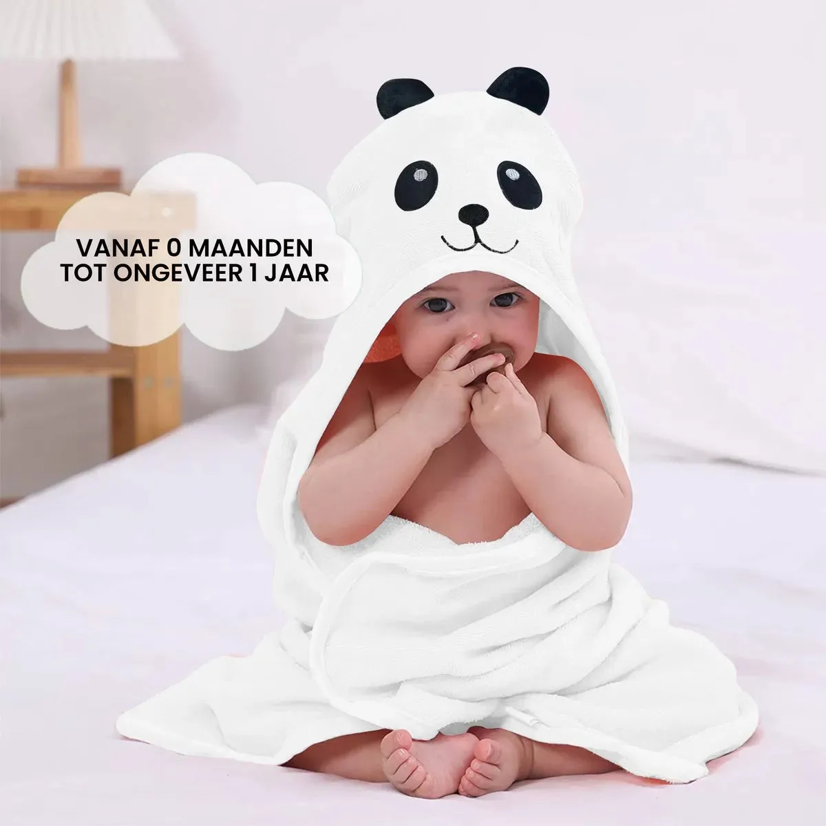 Bear Multifunctional Baby Fleece Blanket with Hood – Swaddle Blanket – Blanket 29.6"x39.4" - Image 3