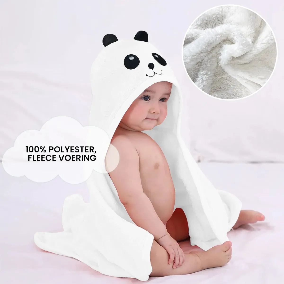Bear Multifunctional Baby Fleece Blanket with Hood – Swaddle Blanket – Blanket 29.6"x39.4" - Image 4