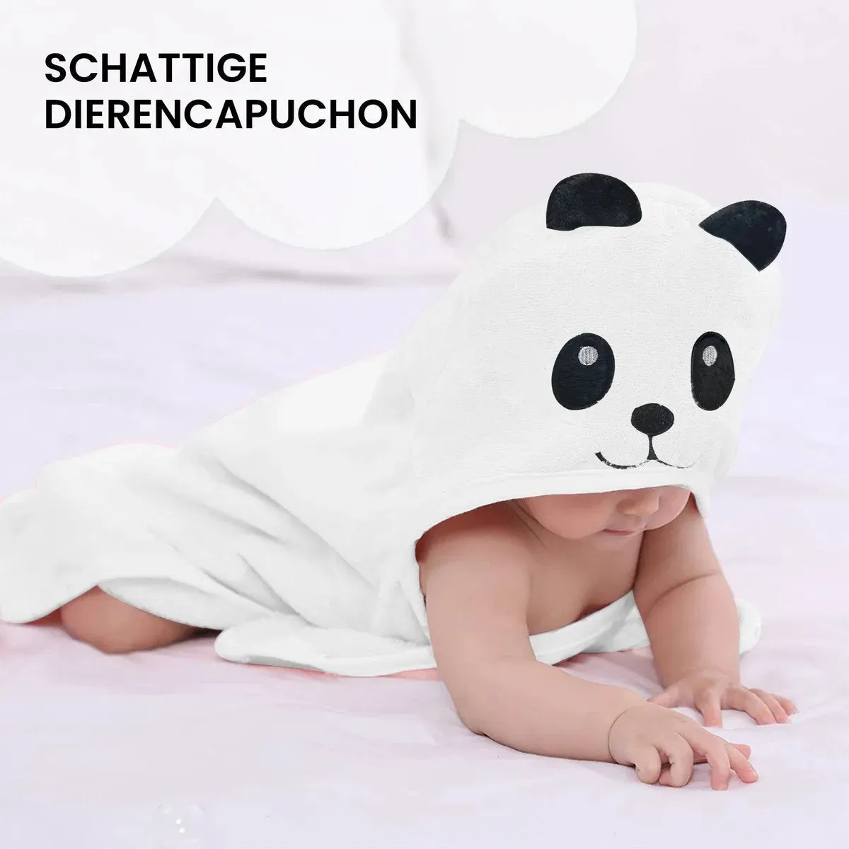 Bear Multifunctional Baby Fleece Blanket with Hood – Swaddle Blanket – Blanket 29.6"x39.4" - Image 6