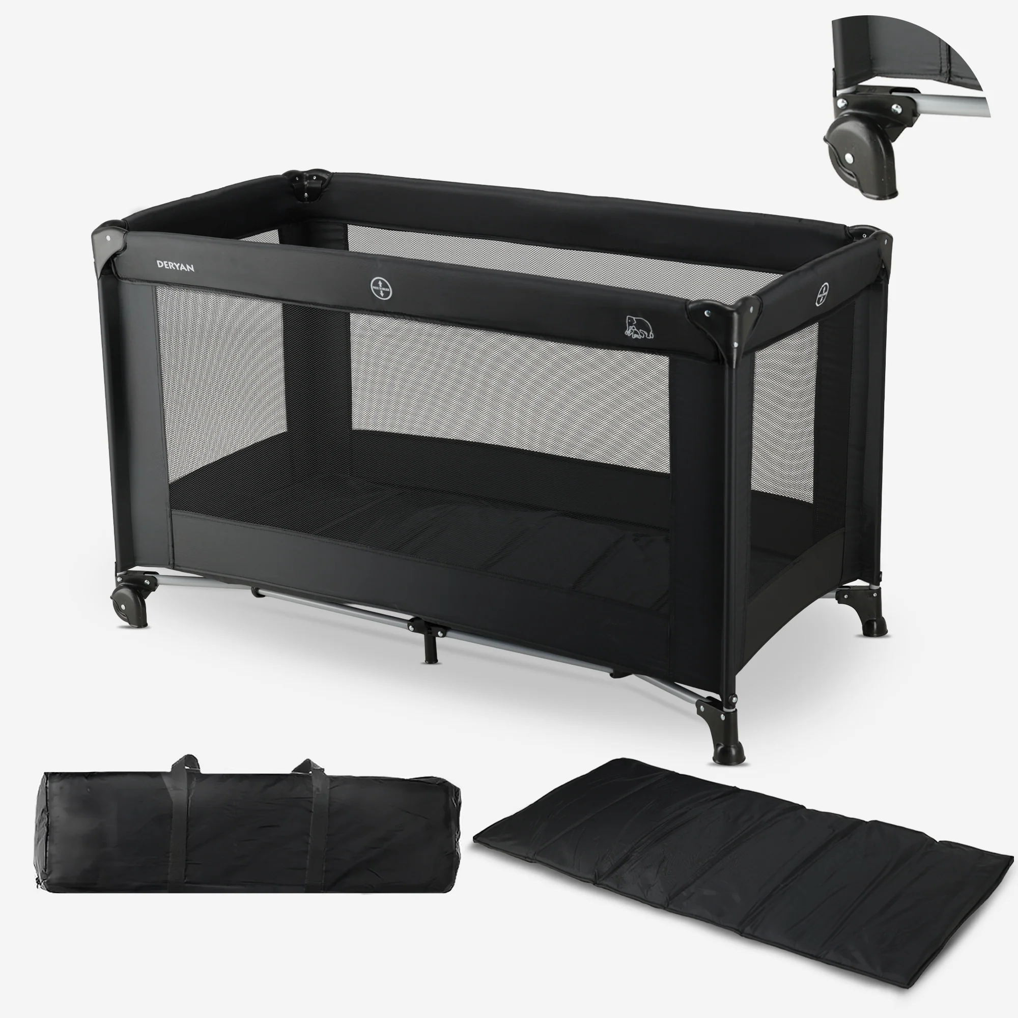 Believer Black Camping Bed