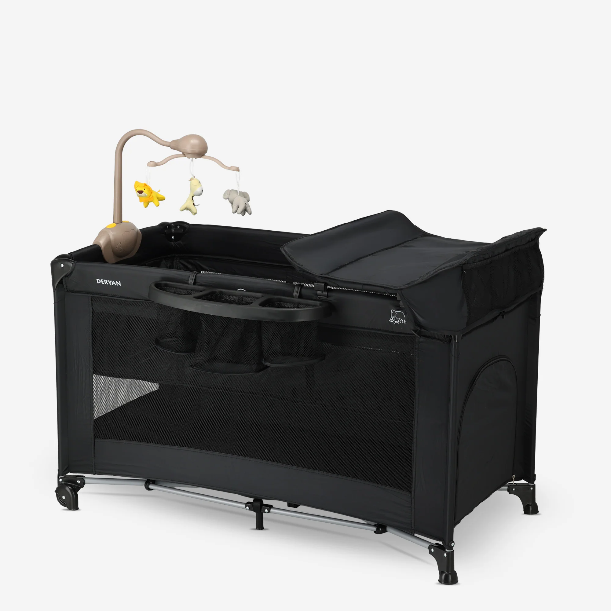 Believer Luxury Camping Bed - Includes Raised Base - Black - Image 11