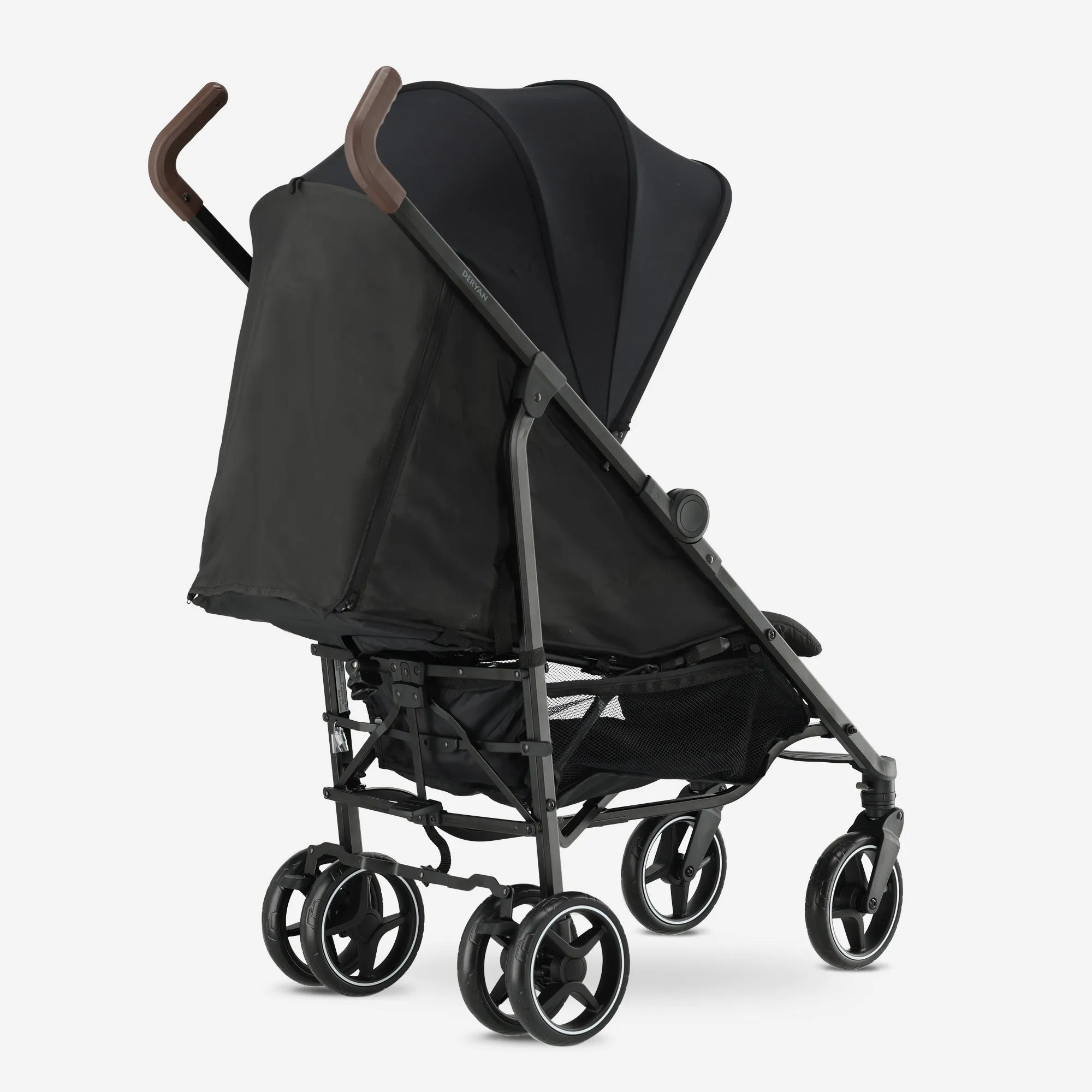 Bobbie Umbrella Stroller - Includes mosquito net - Includes carry bag - Suitable for children up to 48.5 lbs - Black - Image 8