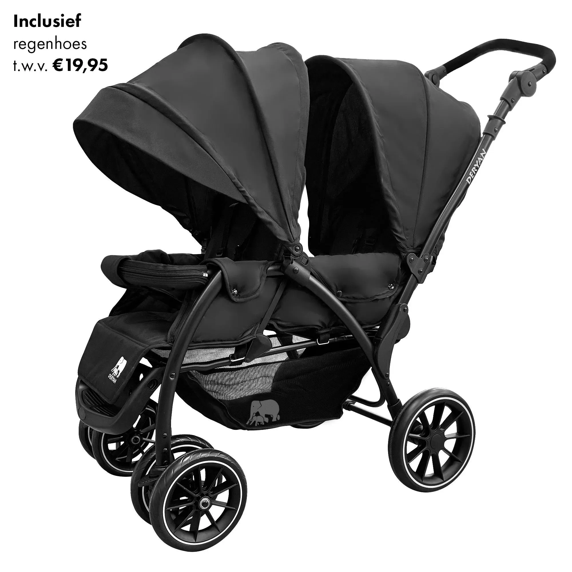Elena Duo Stroller Black - Image 3