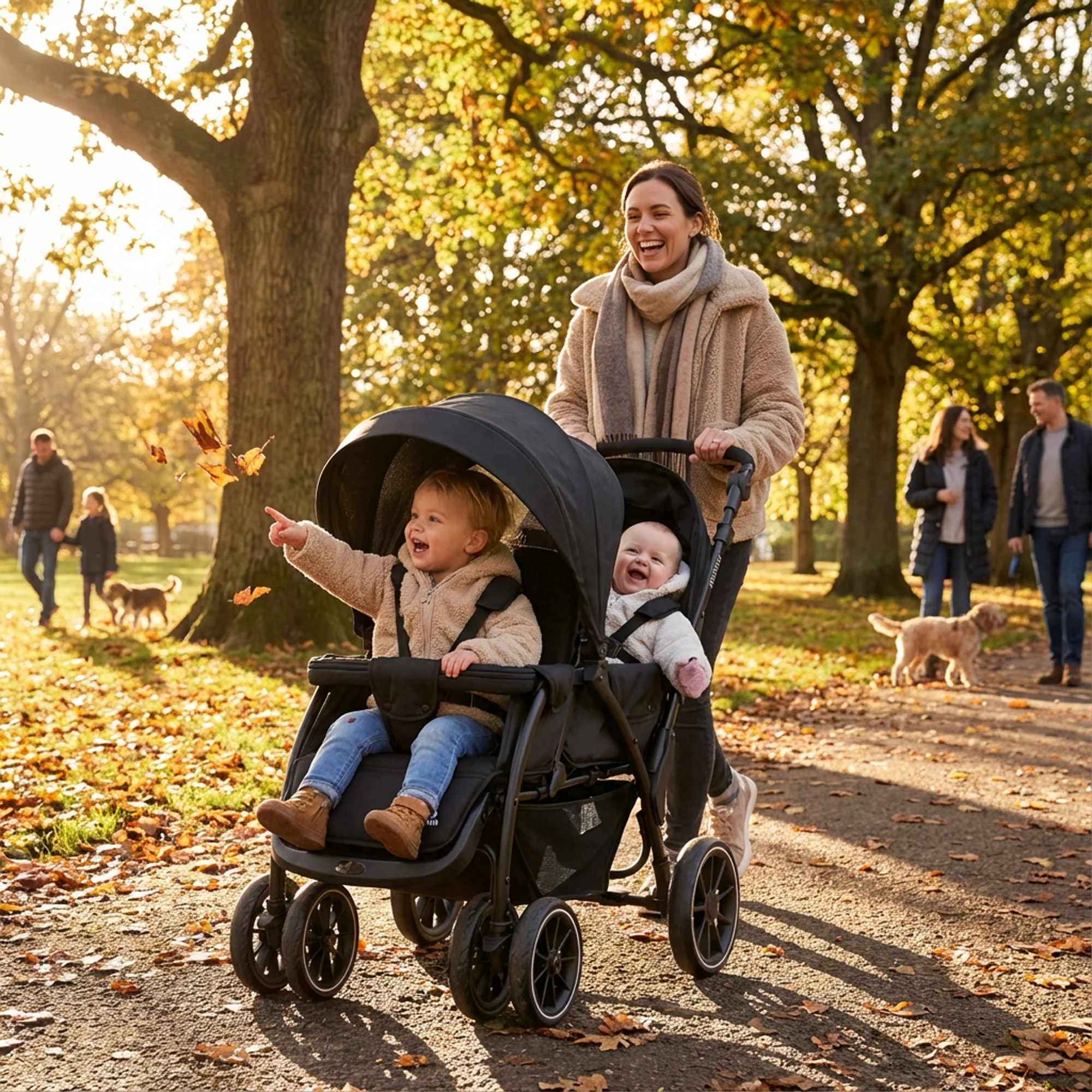 Elena Duo Stroller Black - Image 4