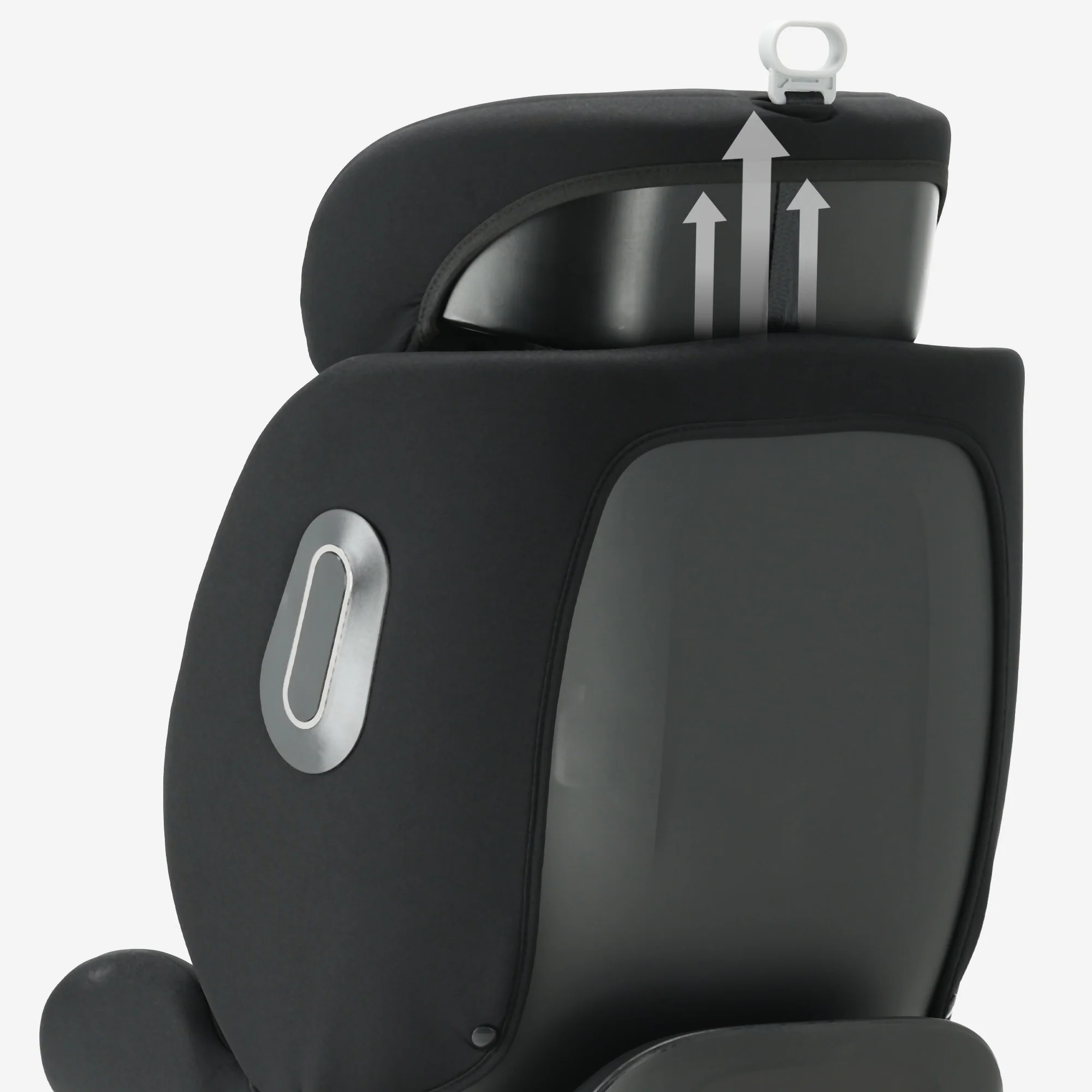 Carly Luxe i-Size Car Seat - 0-79.4 lbs - Isofix + support leg - 360 rotatable - Black - Image 7