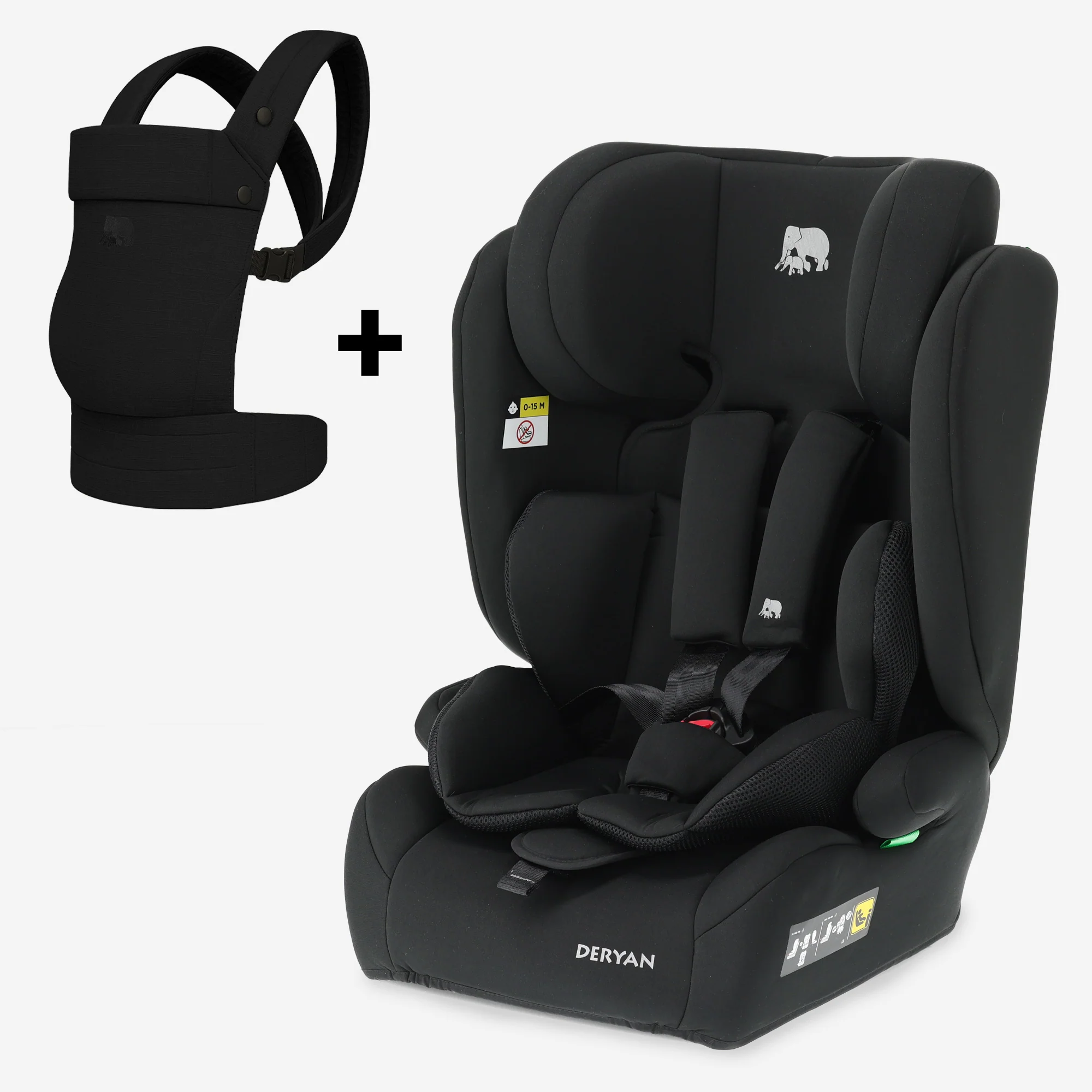 Carter Basic Car Seat & Amora Carrier Black
