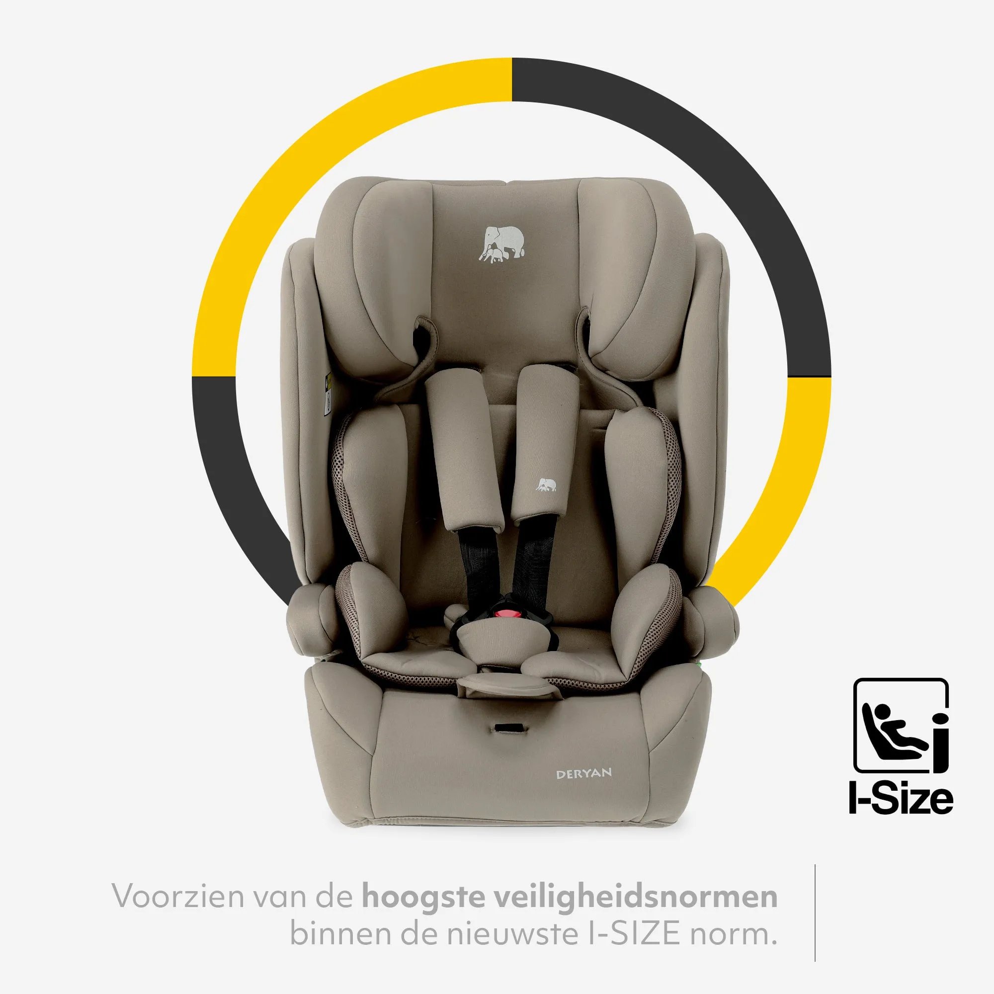 Carter Basic i-Size Car Seat 76–150 cm – 9–36 kg – Truffle Nougat - Image 3