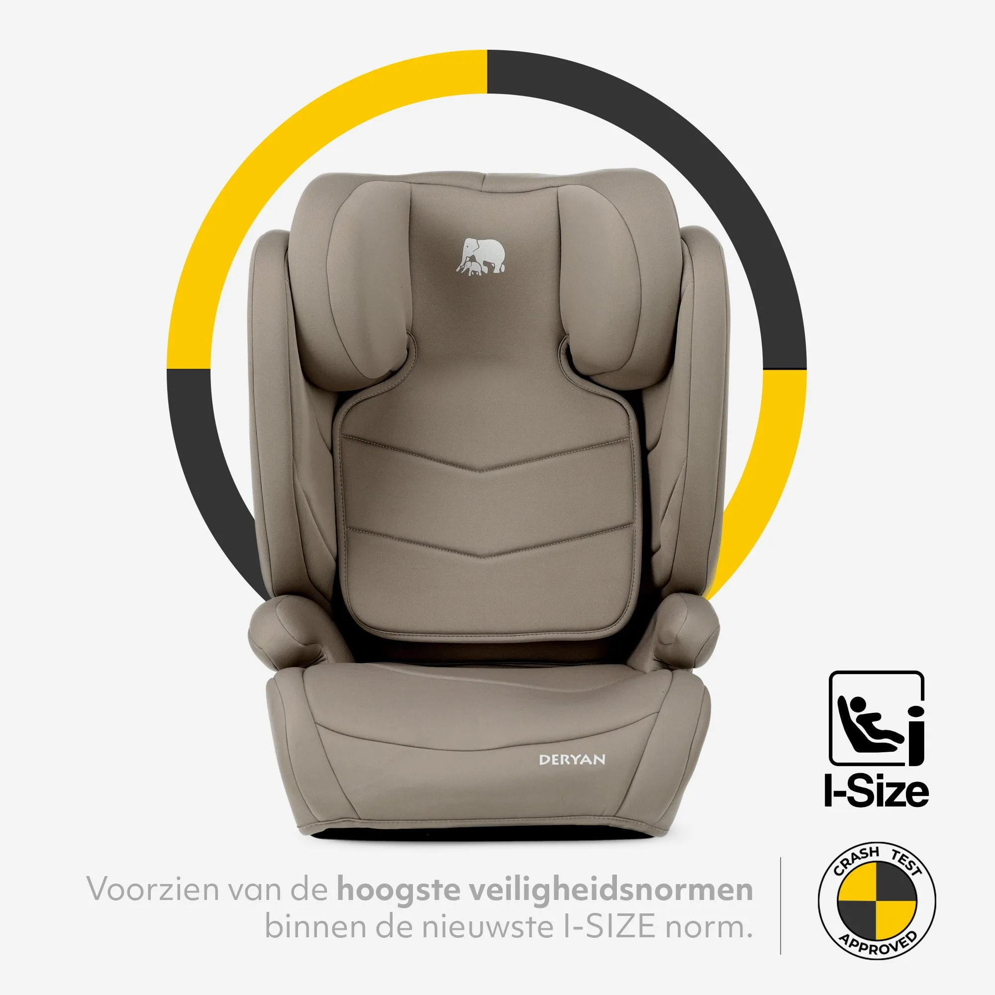 Charlie Luxe i-Size/Isofix Car Seat For ages 3.5 to approx. 12 years – 100–150 cm – Truffle Nougat - Image 4