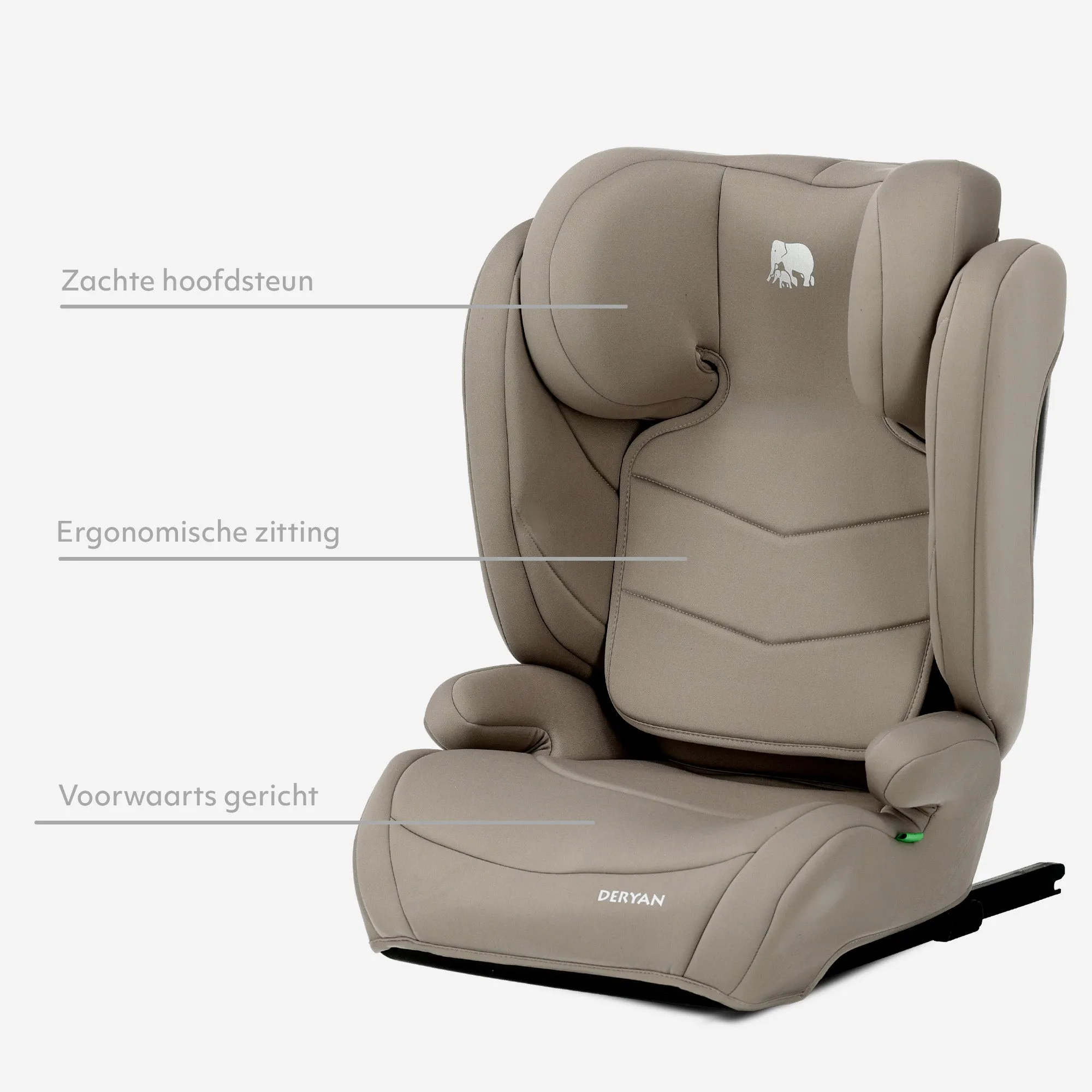 Charlie Luxe i-Size/Isofix Car Seat For ages 3.5 to approx. 12 years – 100–150 cm – Truffle Nougat - Image 5