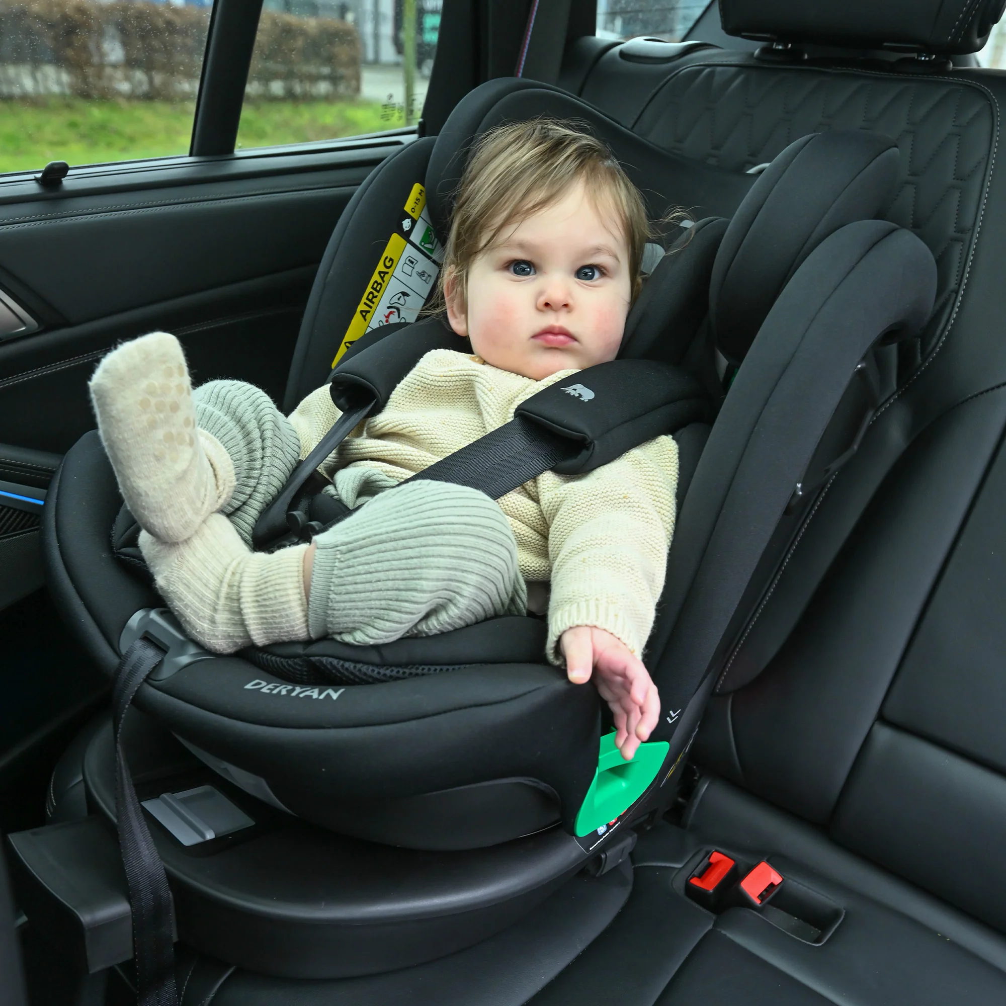 Chase Luxe i-Size/Isofix 360° Support Leg Car Seat 40–150 cm – 0–36 kg – Truffle Nougat - Image 2