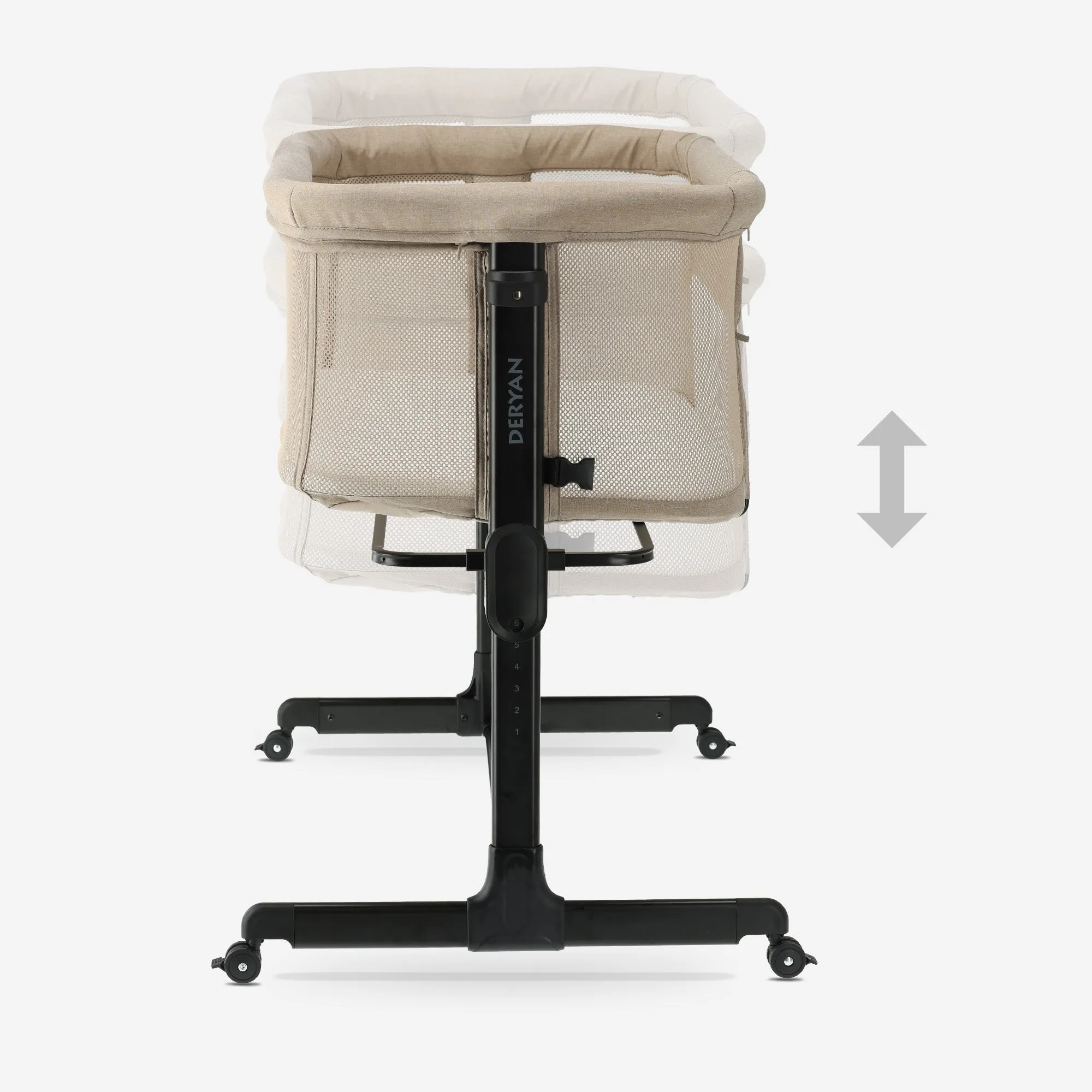 Co-Sleeper Snoozy Crib - Sand Melange - Image 5