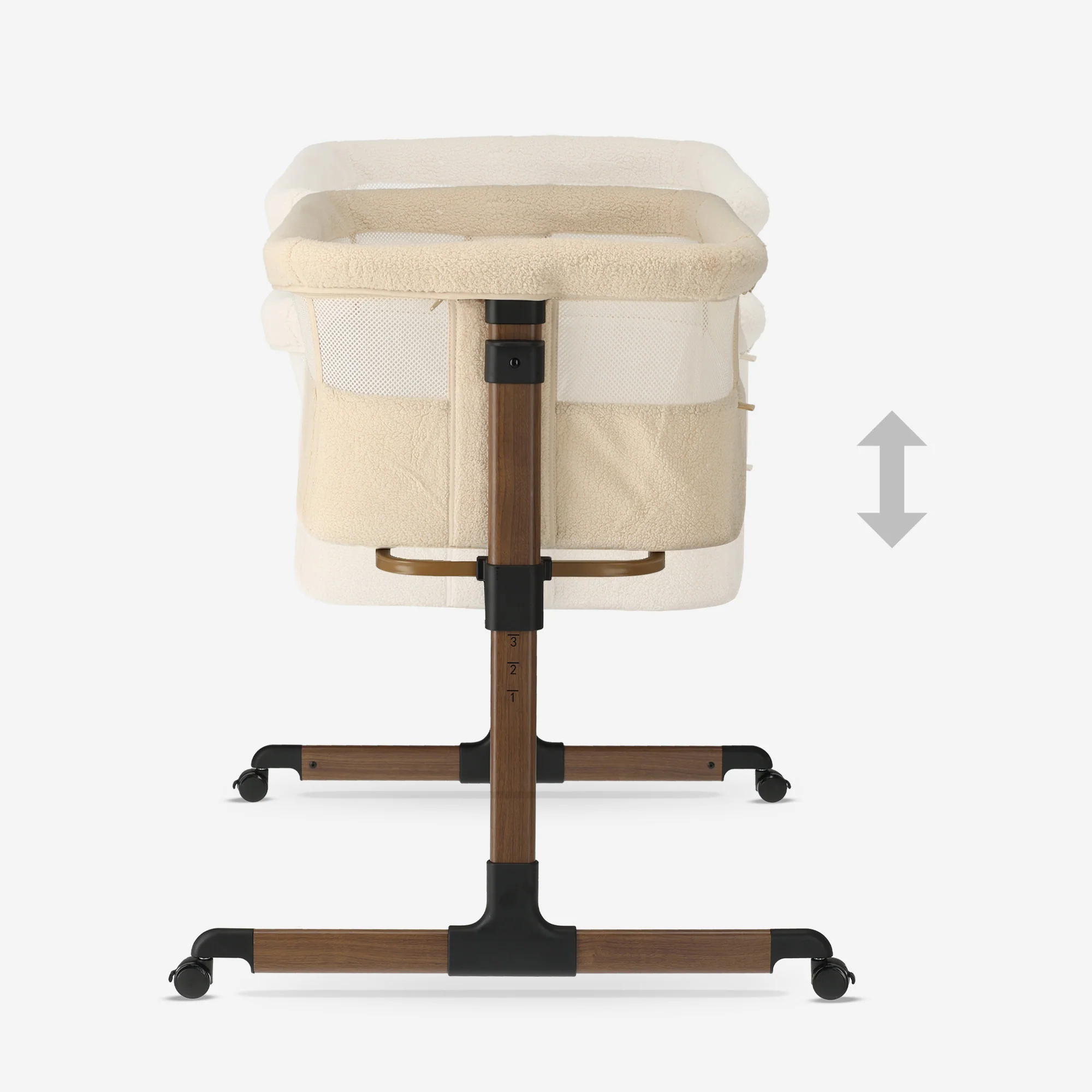 Snoozy Co-Sleeper Cradle - Teddy Nougat - Image 7