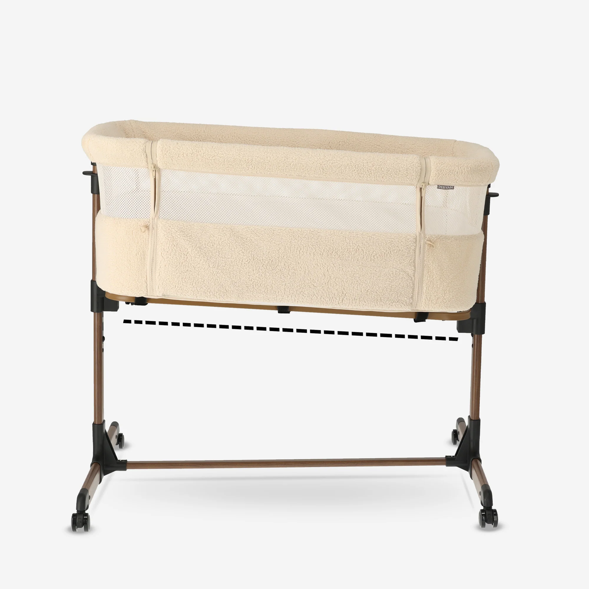 Snoozy Co-Sleeper Cradle - Teddy Nougat - Image 8