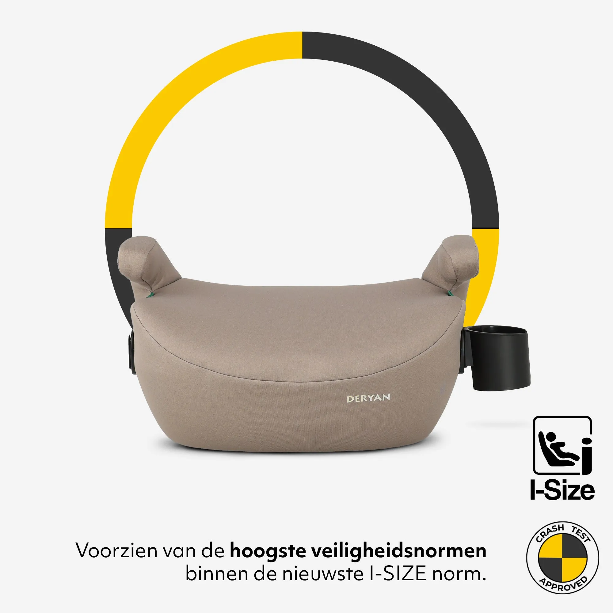 Cody i-Size Basic Booster Seat - Nougat - Image 3