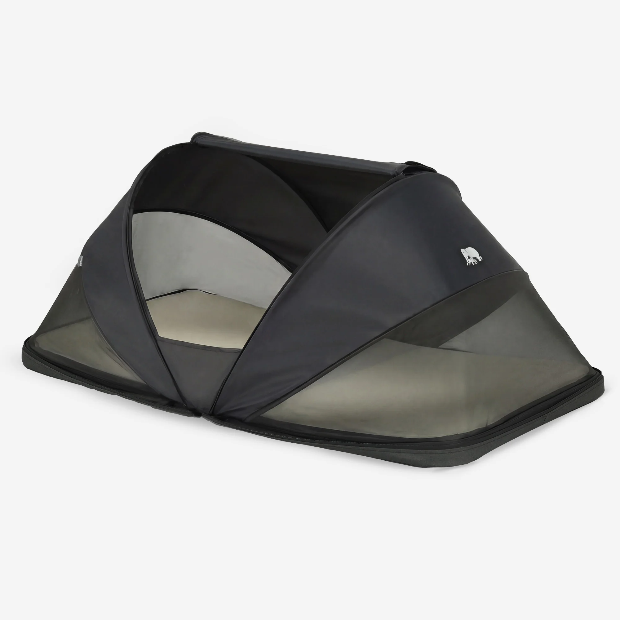 Cutey Camping Crib Baby Tent - Travel Cot - Black