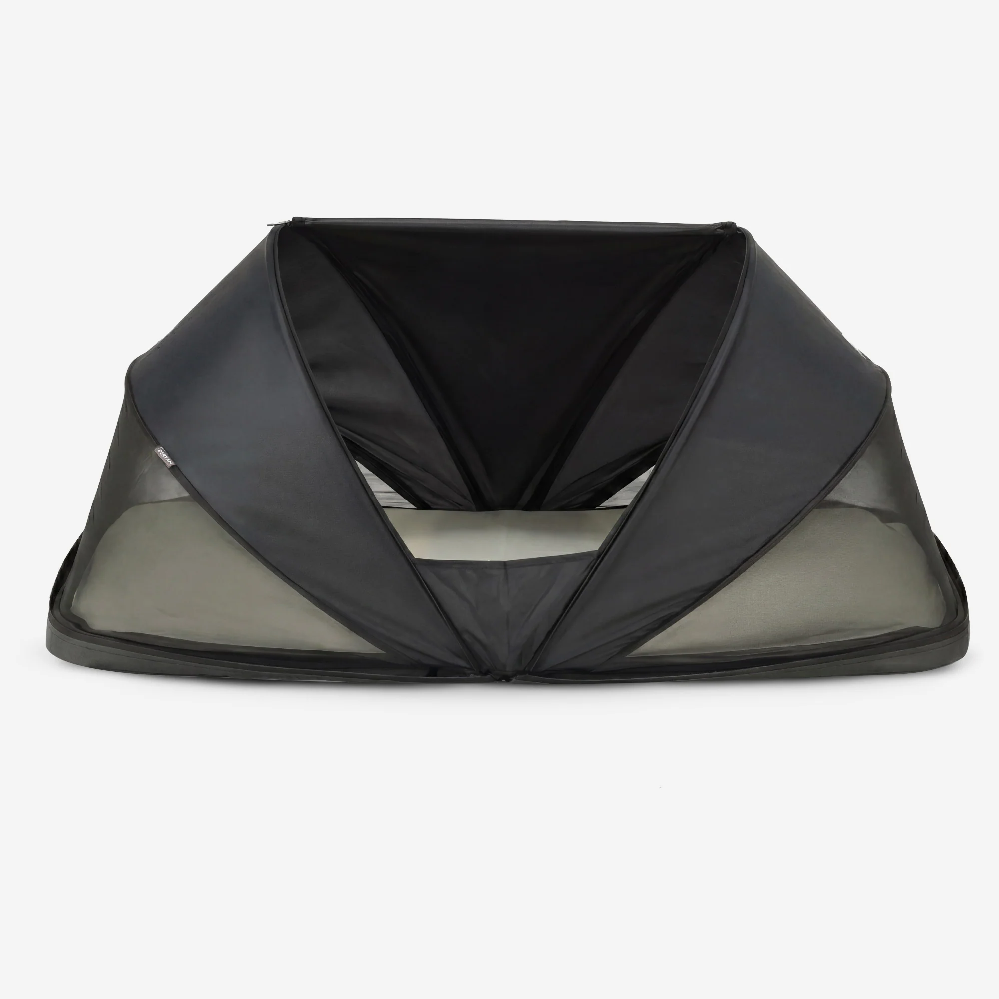 Cutey Camping Crib Baby Tent - Travel Cot - Black - Image 3