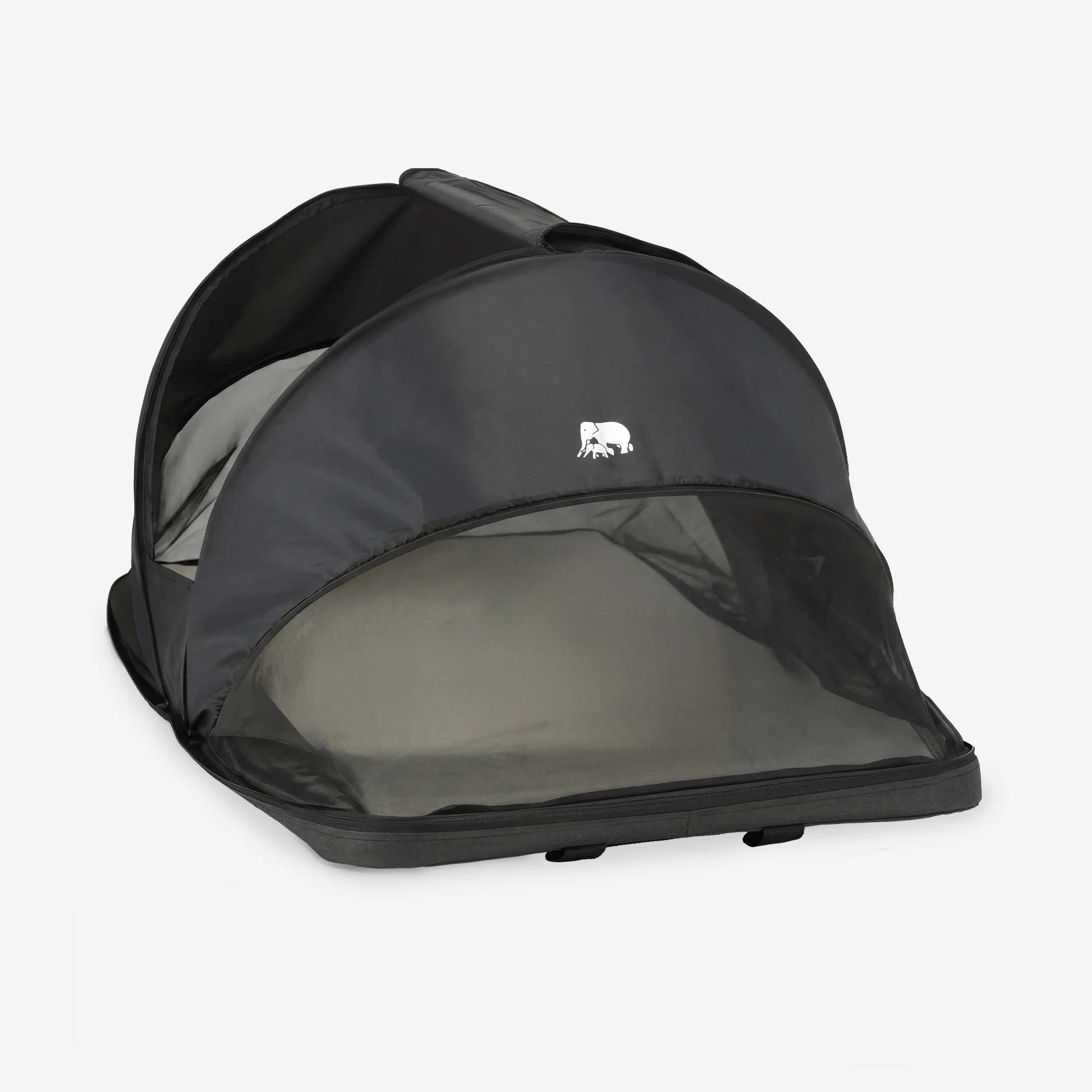 Cutey Camping Crib Baby Tent - Travel Cot - Black - Image 4