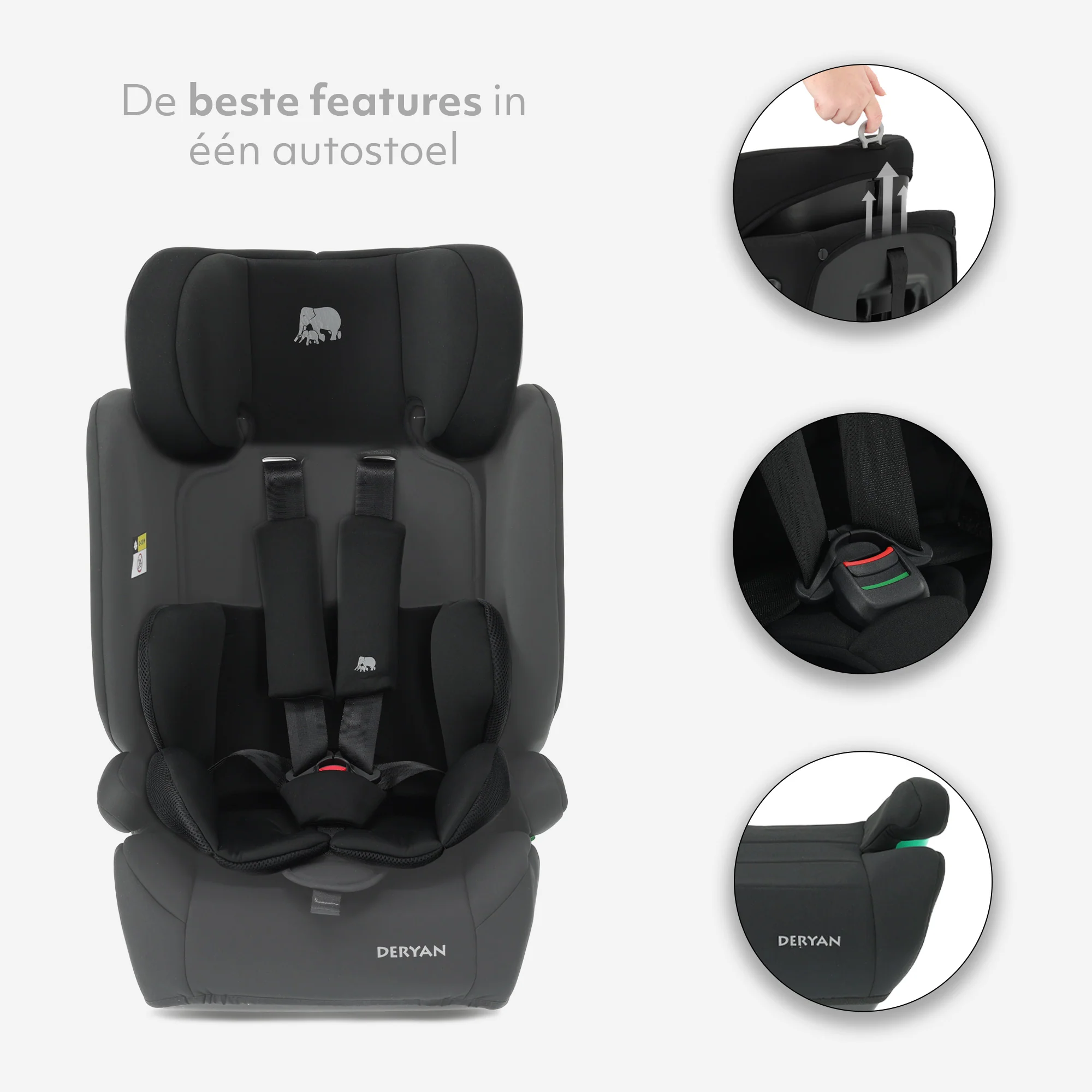 Carter Basic i-Size Car Seat 29.9-59.1" - 19.8-79.4 lb - Image 7