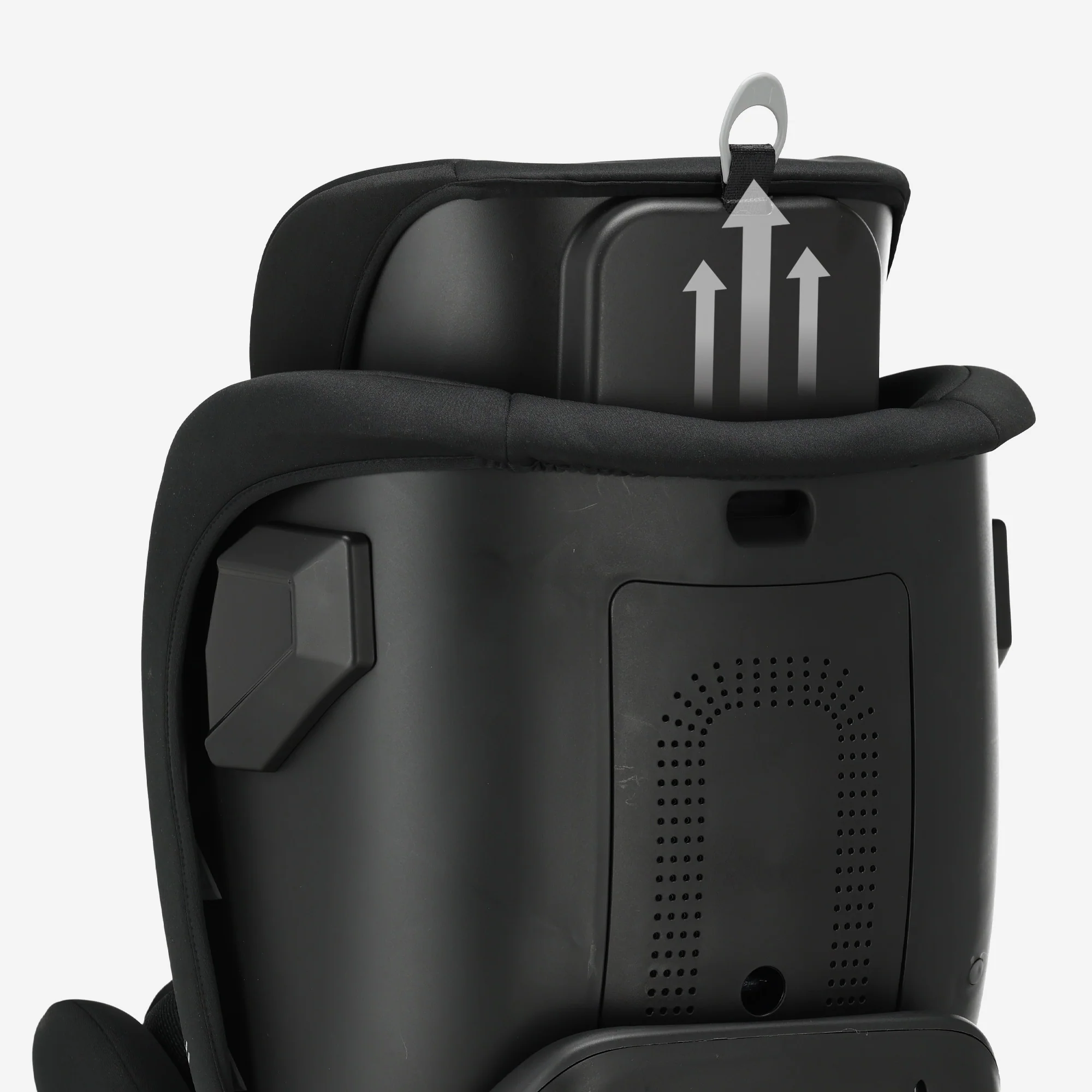 Chase Luxe i-Size Car Seat - 0-79.4 lbs - Isofix support leg - 360 rotatable - Black - Image 11