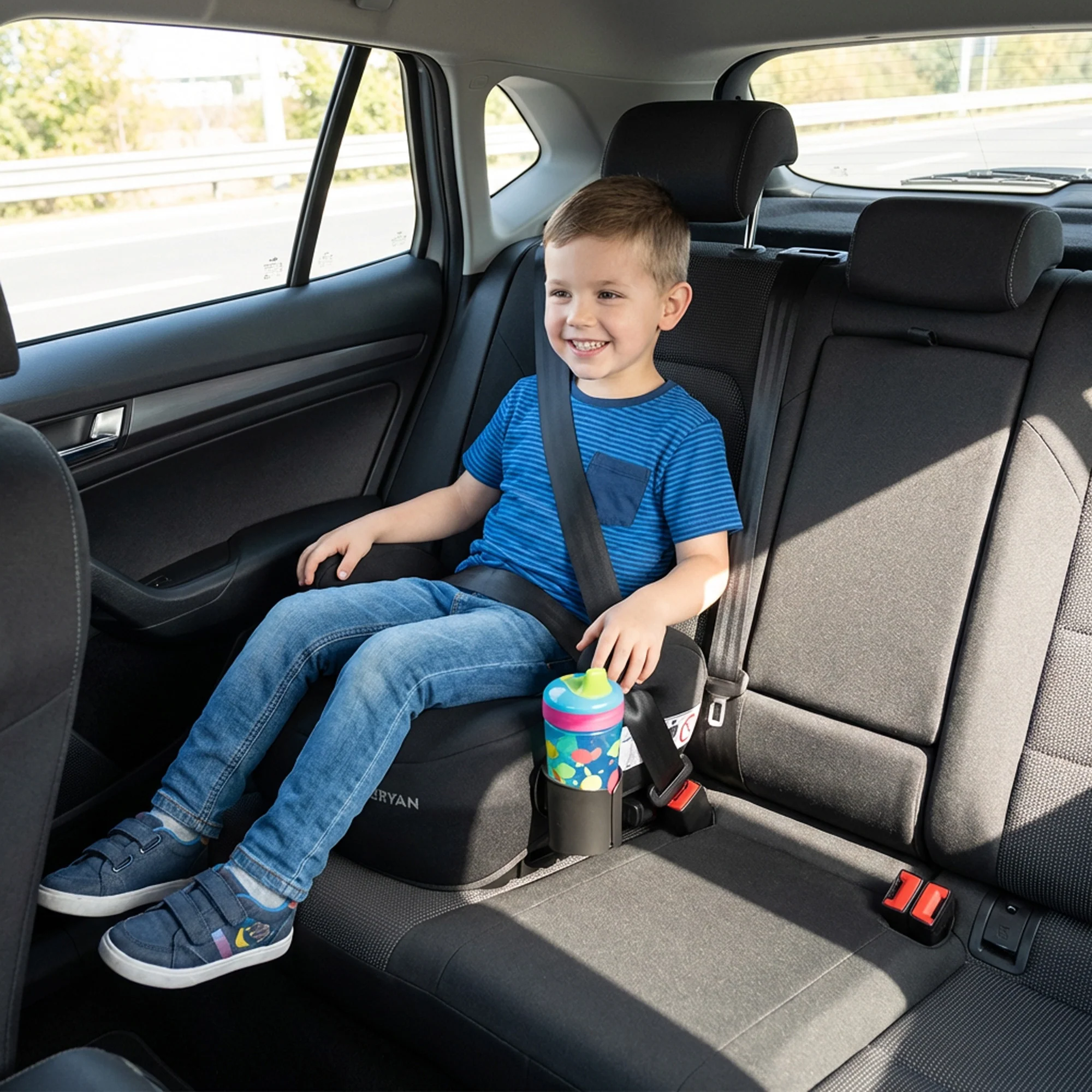 Cody i-Size ISOFIX Booster Seat - Black - Image 2