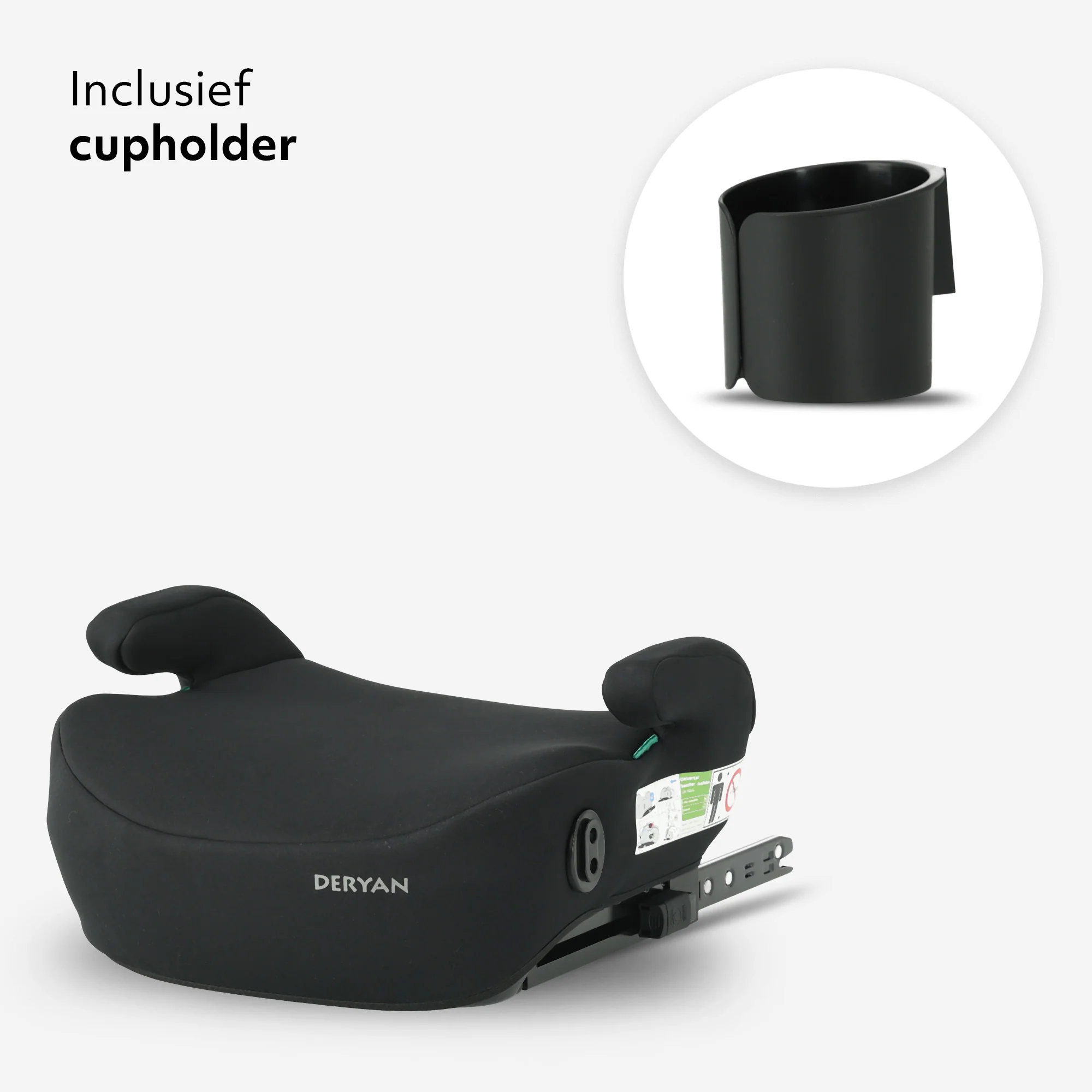 Cody i-Size ISOFIX Booster Seat - Black - Image 4