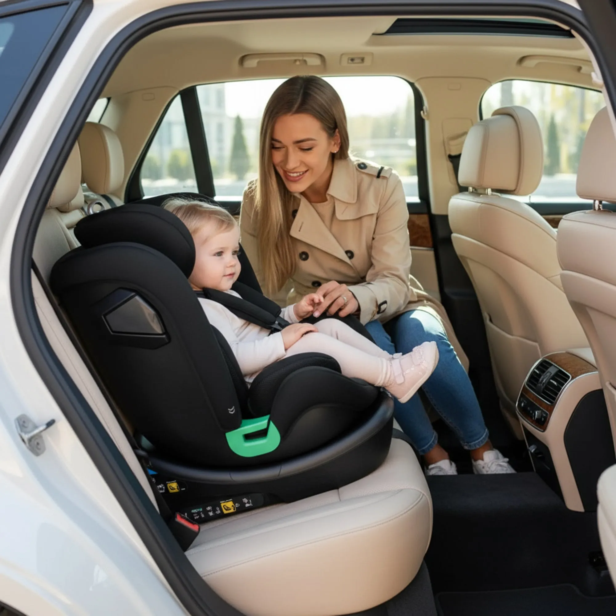 Colin Luxe I-Size Car Seat - Group 0-1-2-3 - Isofix - 360° Rotatable - Black - Image 3