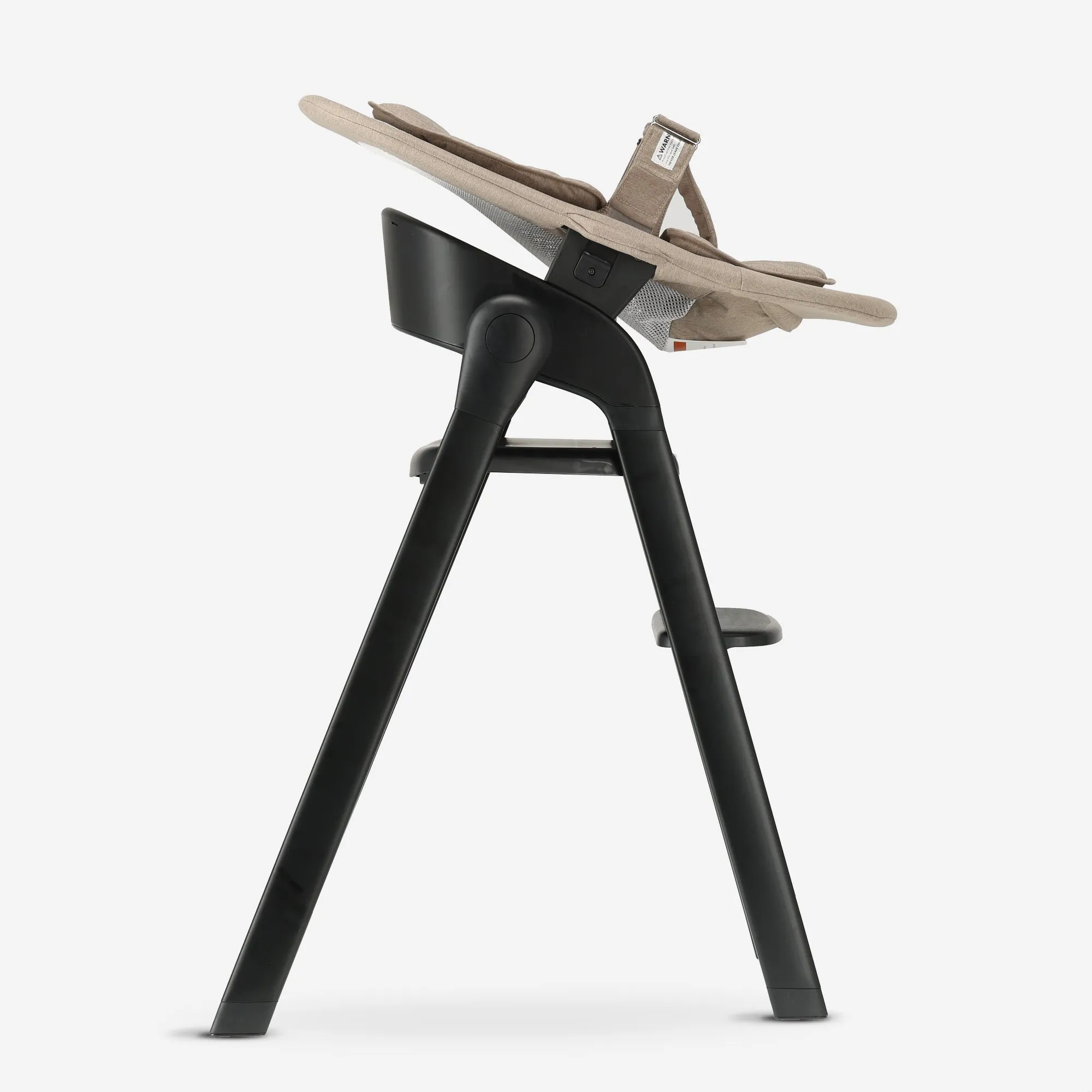 Deryan High Chair with Bouncer - Black/Nougat - Image 12
