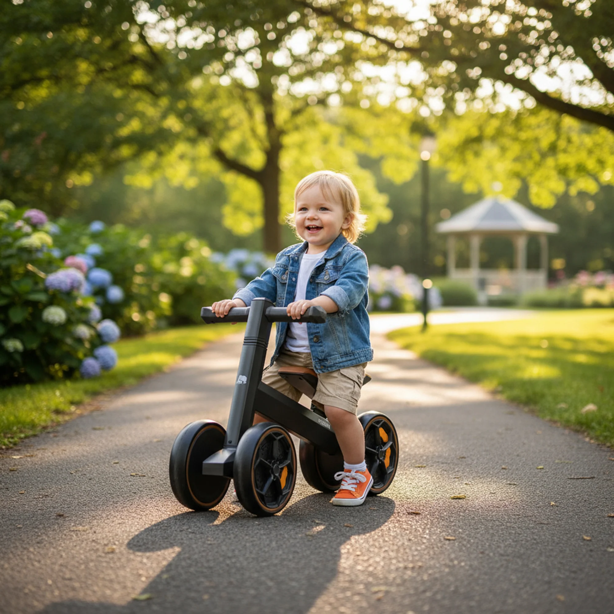 Dex Luxury Balance Bike - Black - Image 2