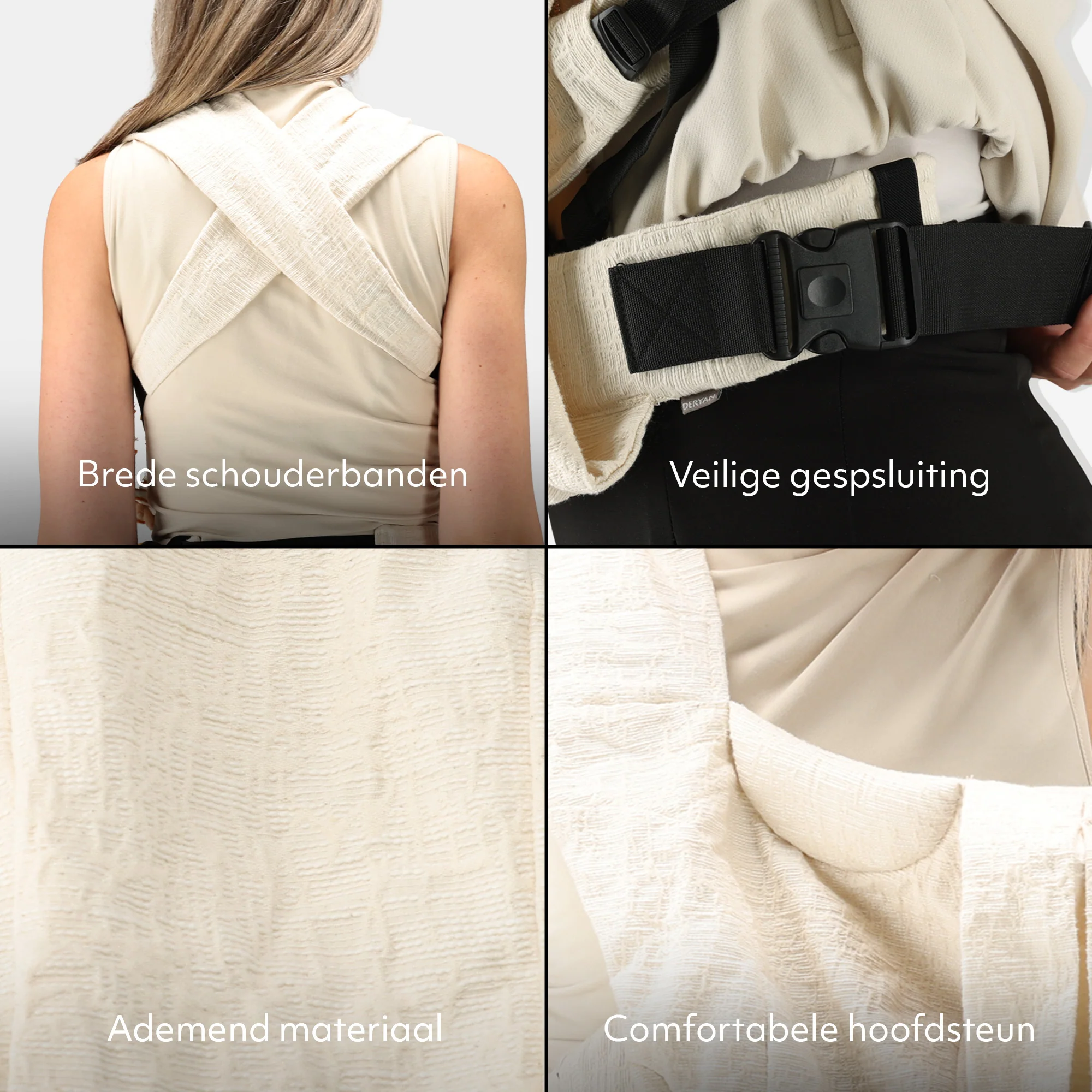 Baby Carrier Nova Soft Knit Cream - Image 6
