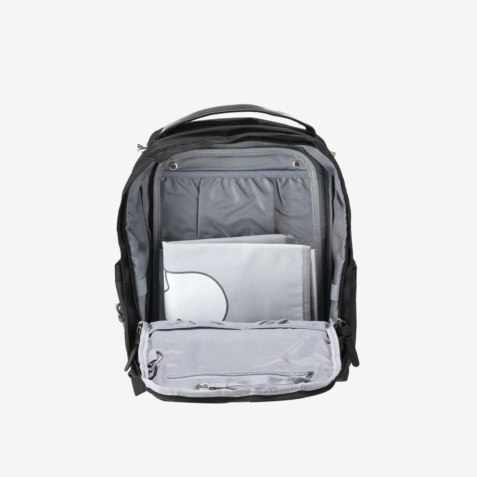 Three-Piece Diaper Bag Black - Image 6