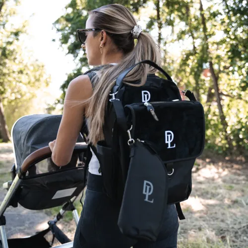 Three-Piece Diaper Bag Black - Image 7