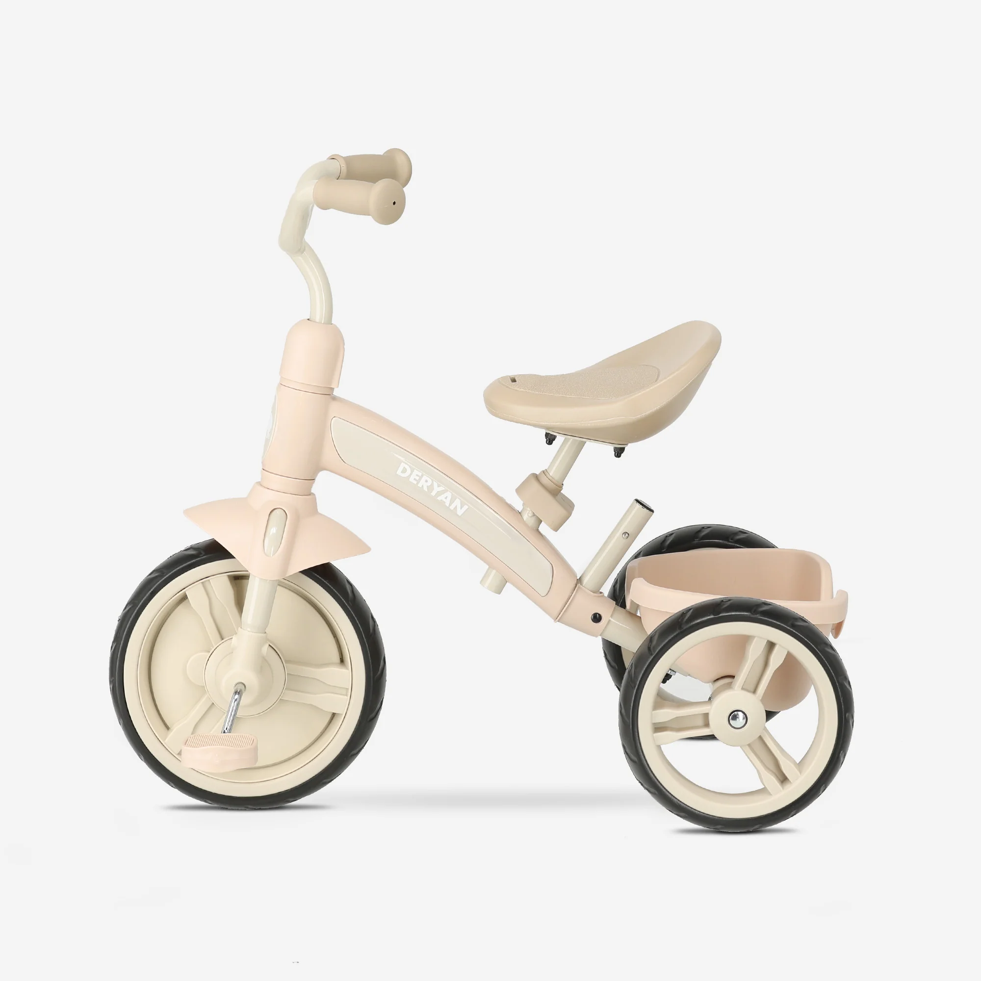 Three-Wheeler with Push Bar - Sand - Image 5