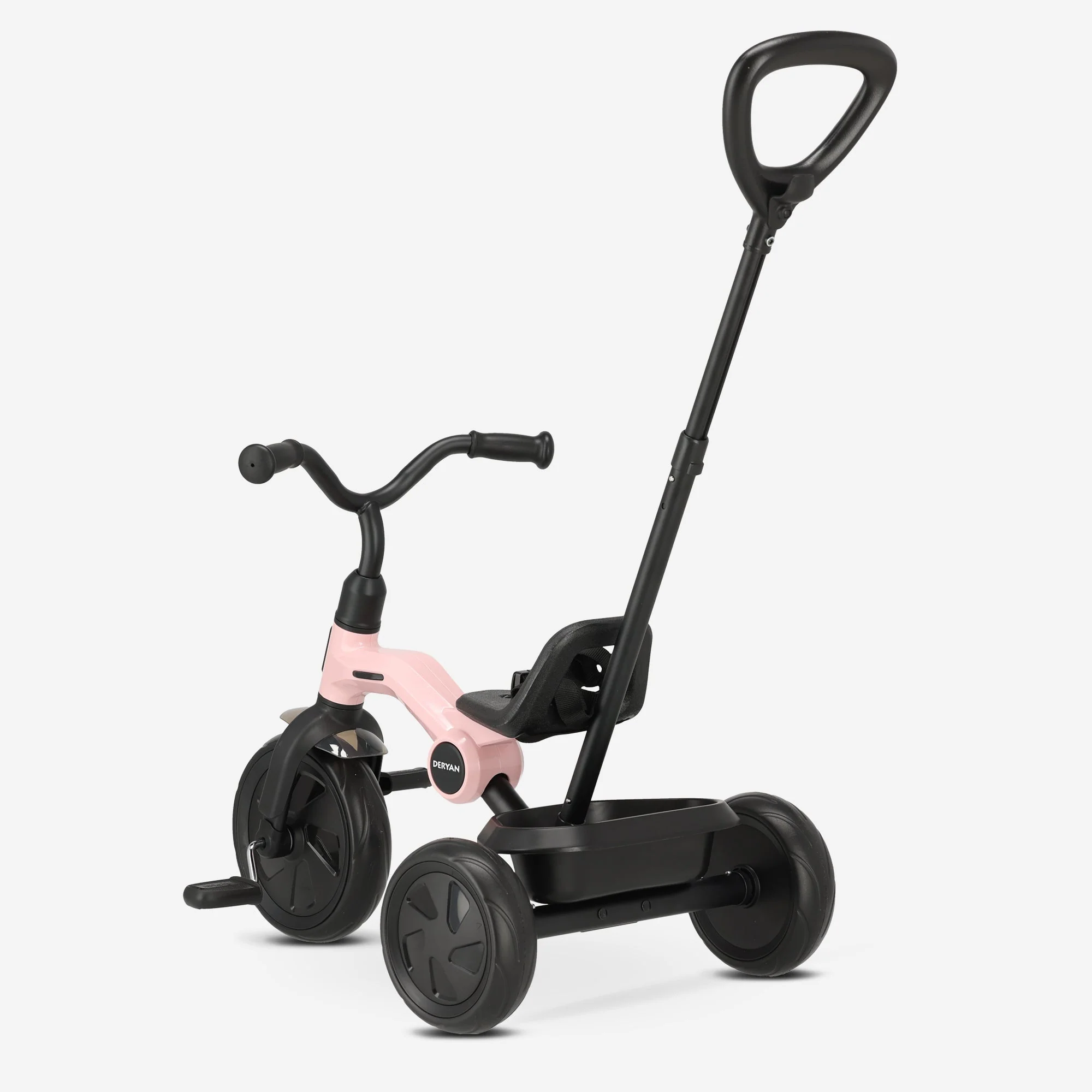 Drifter Tricycle with push bar Rosé - Image 10