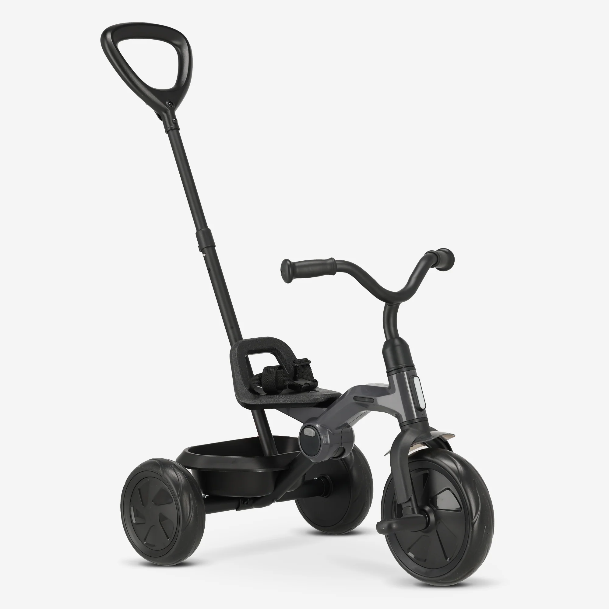 Drifter Tricycle with push bar Black