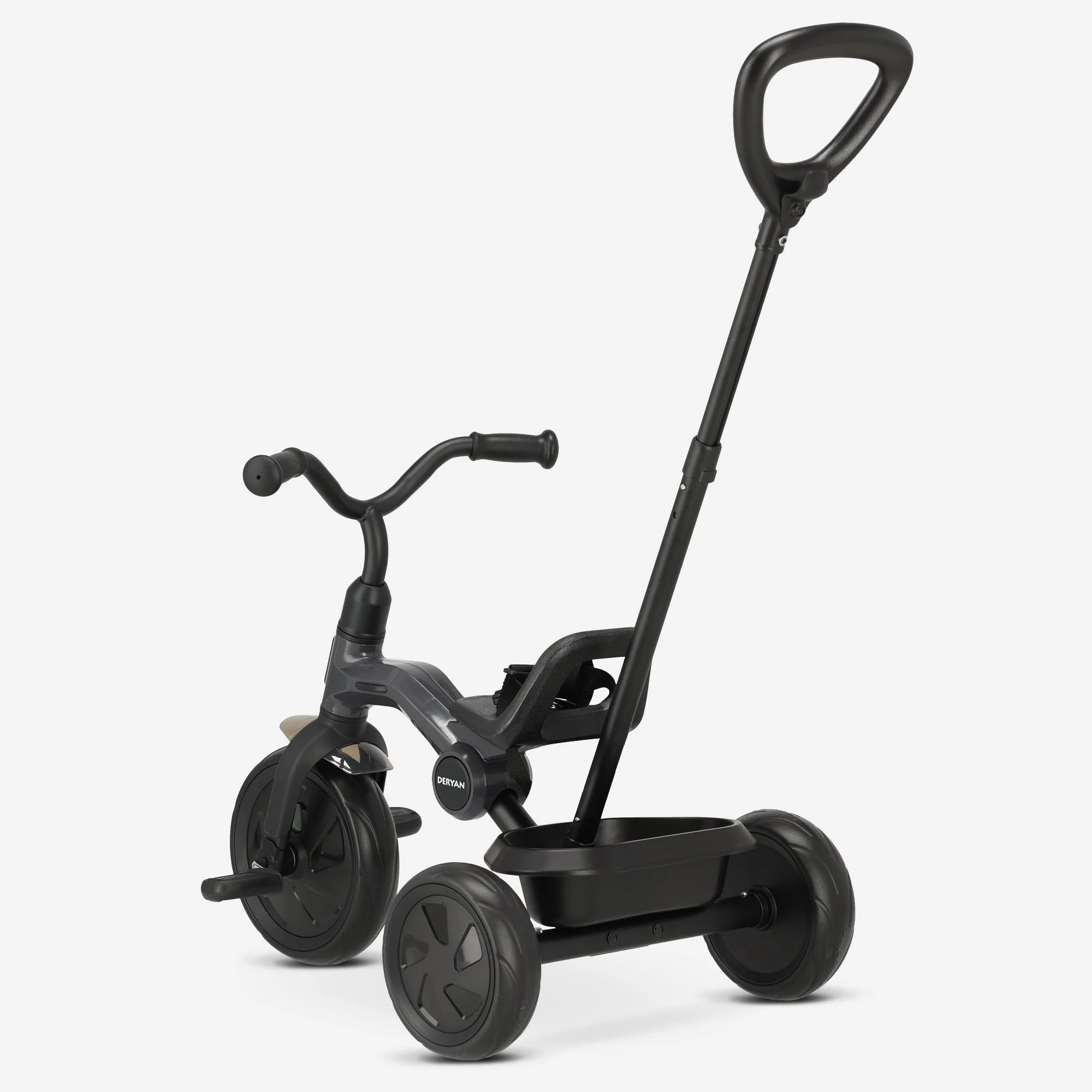 Drifter Tricycle with push bar Black - Image 15