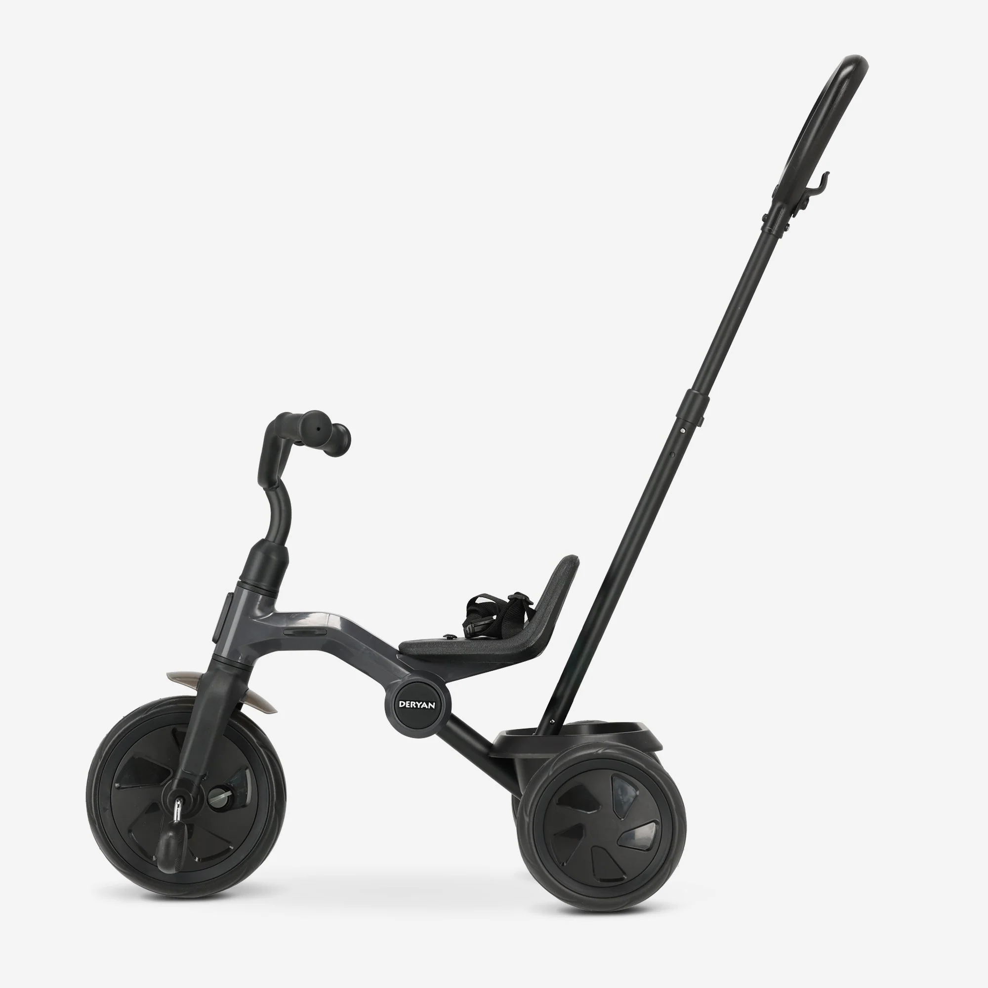 Drifter Tricycle with push bar Black - Image 7
