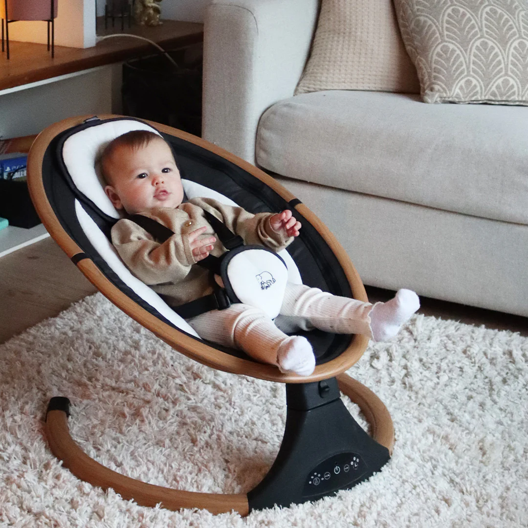 Electric Swing Chair Wood - Image 2