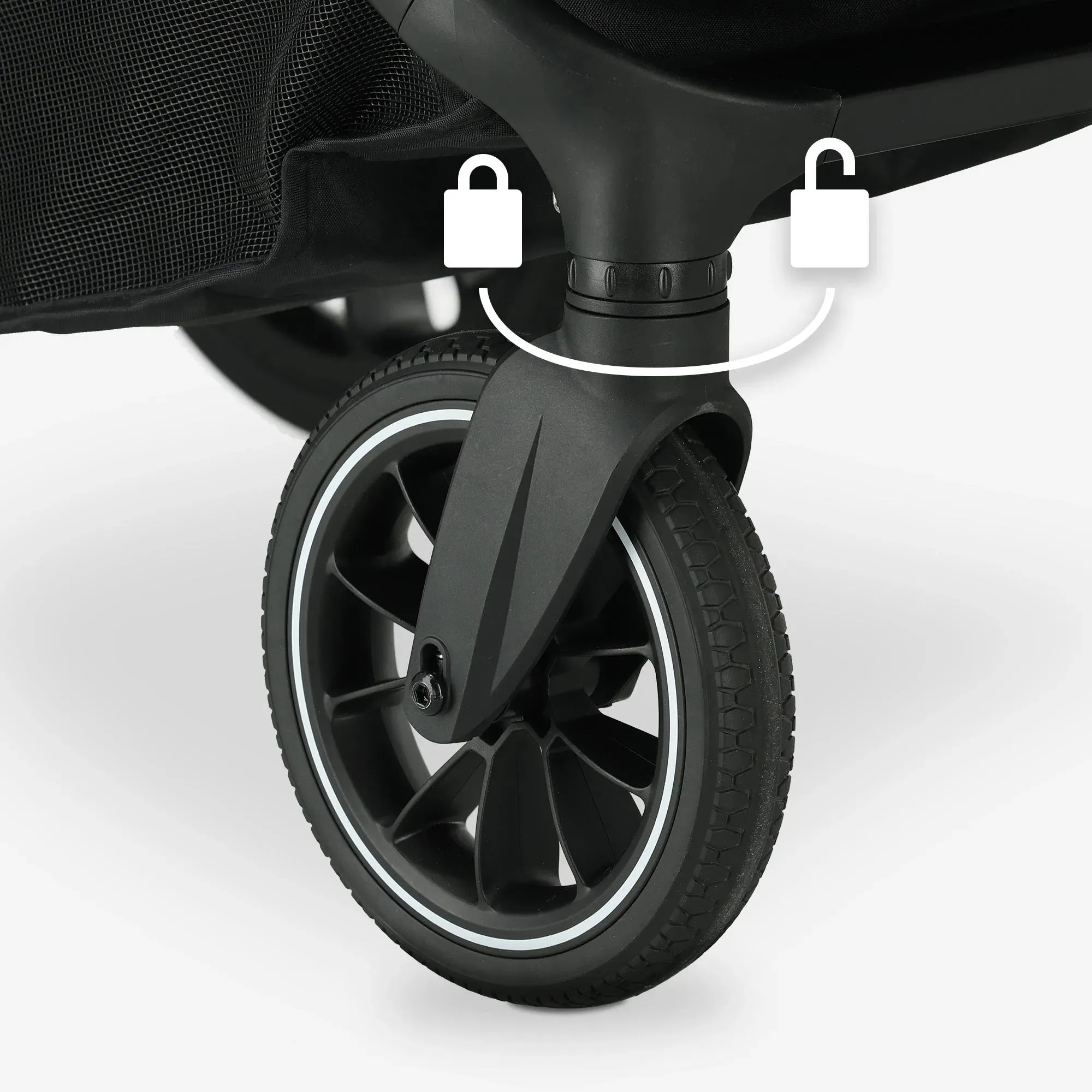 Evy² Duo Stroller, Black, 2-in-1 - Image 14